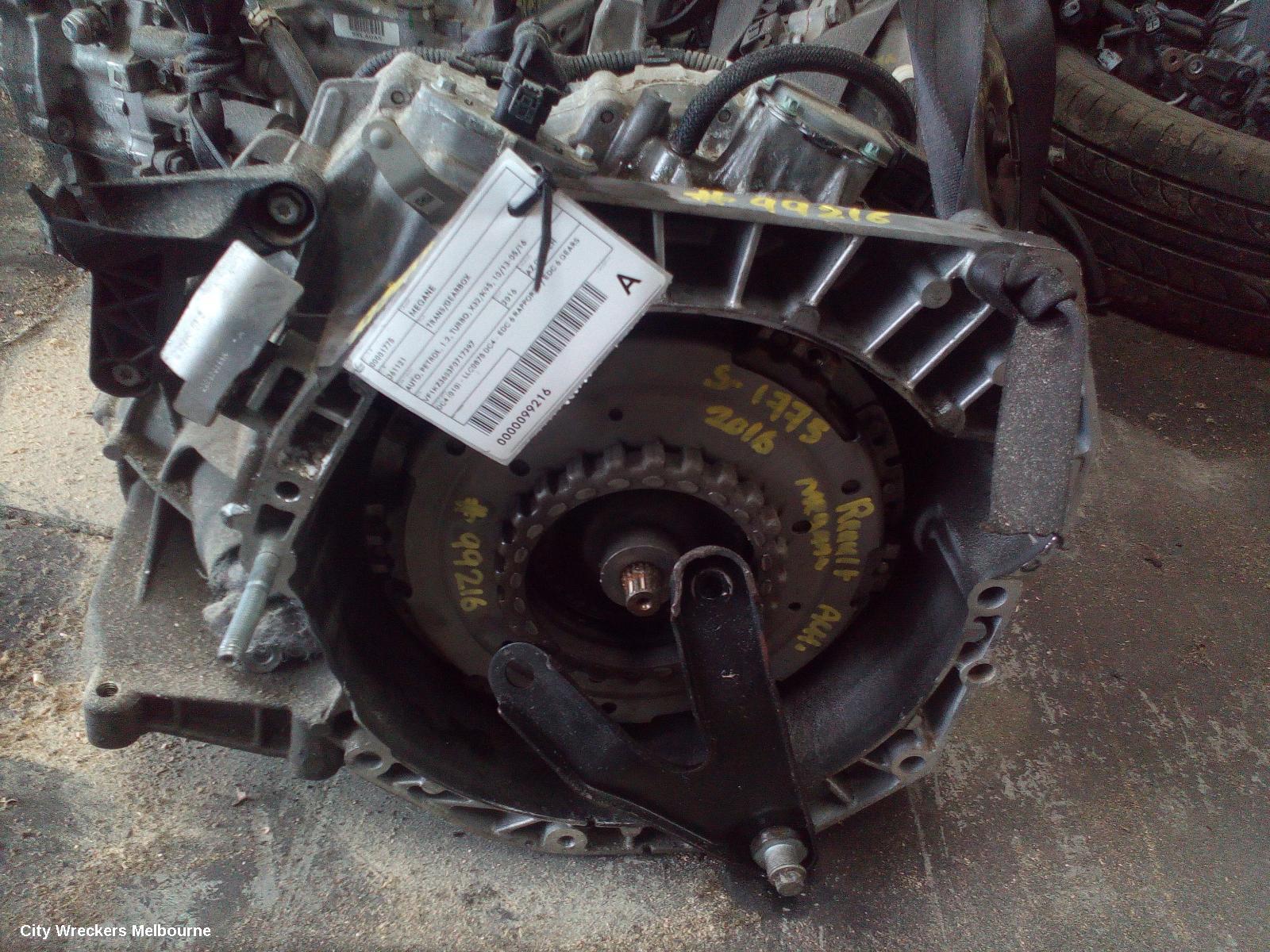 RENAULT MEGANE TRANS/GEARBOX, AUTO, PETROL, 1.2, TURBO, X32/K95, 10/2013 - 05/2016 - Image 1