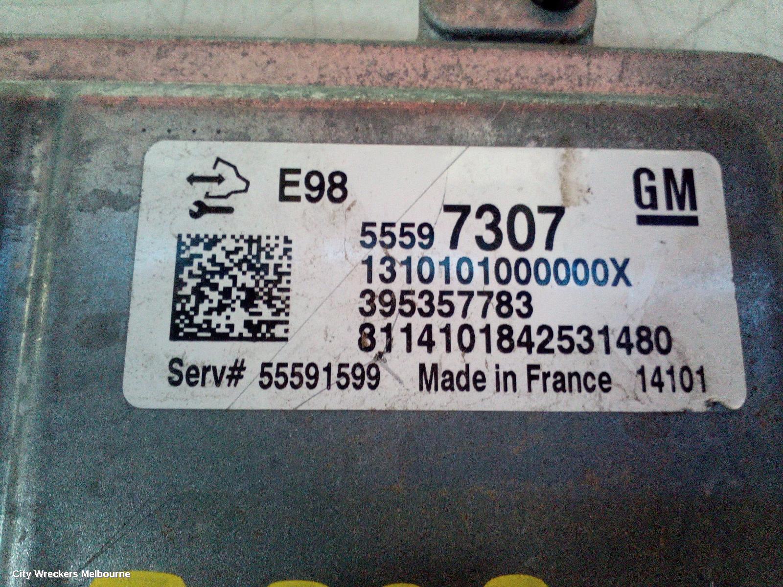 HOLDEN COLORADO ECU, ENGINE ECU, 2.8, DIESEL, P/N 55597307, ECU ONLY, RG, 01/2012 - 12/2020 - Image 1