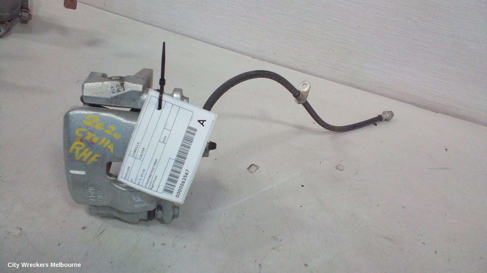 TOYOTA COROLLA CALIPER, RH REAR, E210, HATCH, HYBRID TYPE, 07/2018 ONWARDS - Image 1