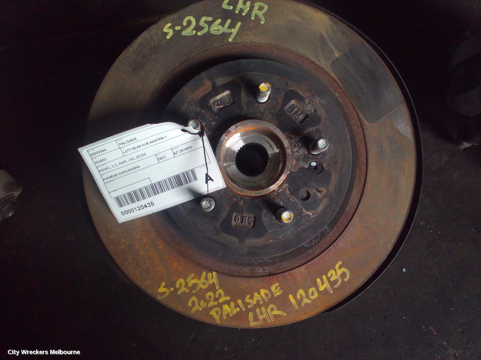HYUNDAI PALISADE LEFT REAR HUB ASSEMBLY, DIESEL, 2.2, 4WD, LX2, 07/2020 ONWARDS - Image 1