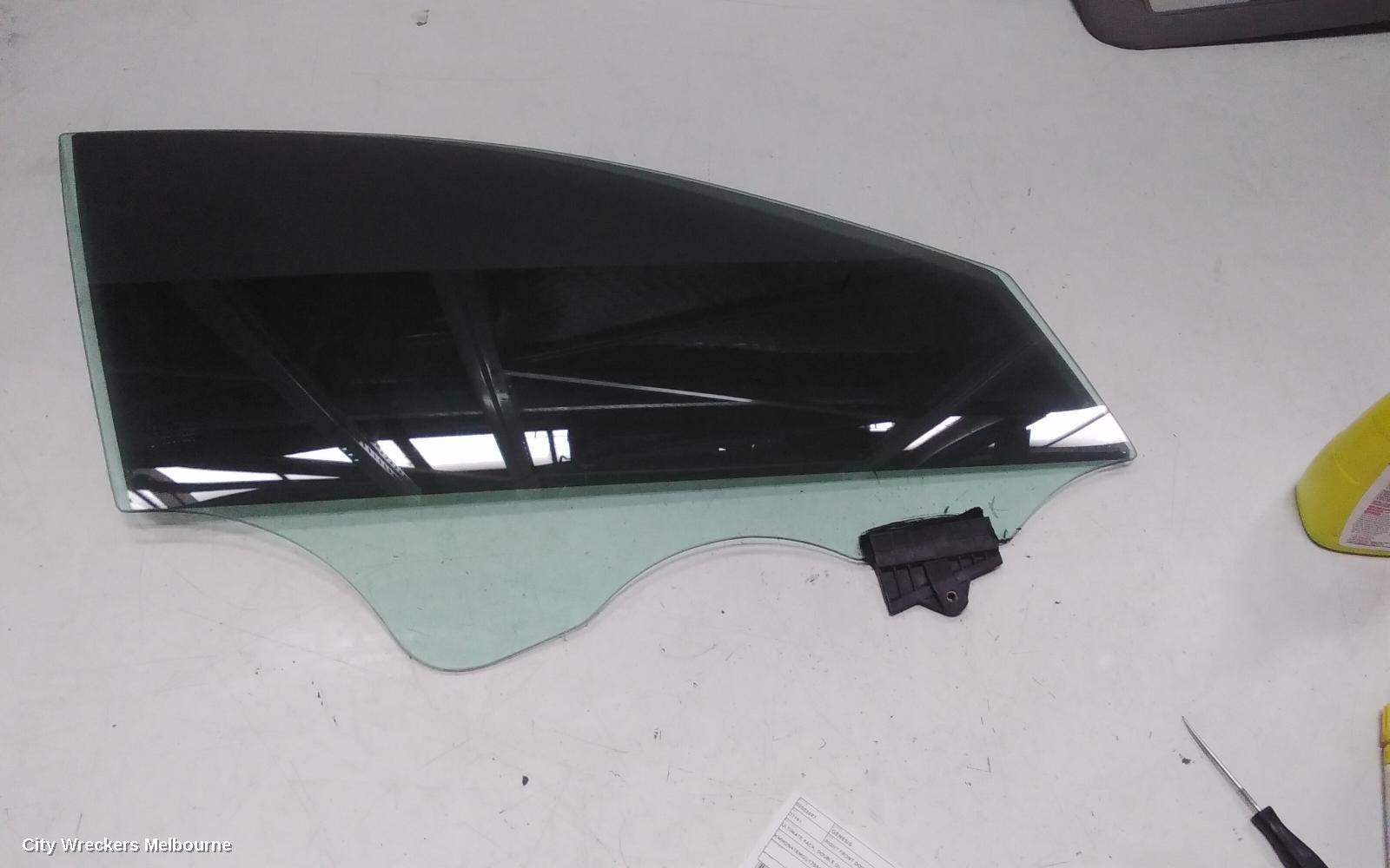 HYUNDAI GENESIS RIGHT FRONT DOOR WINDOW, ULTIMATE PACK, DOUBLE GLAZED TYPE, DH, 11/2014 - 01/2018 - Image 1