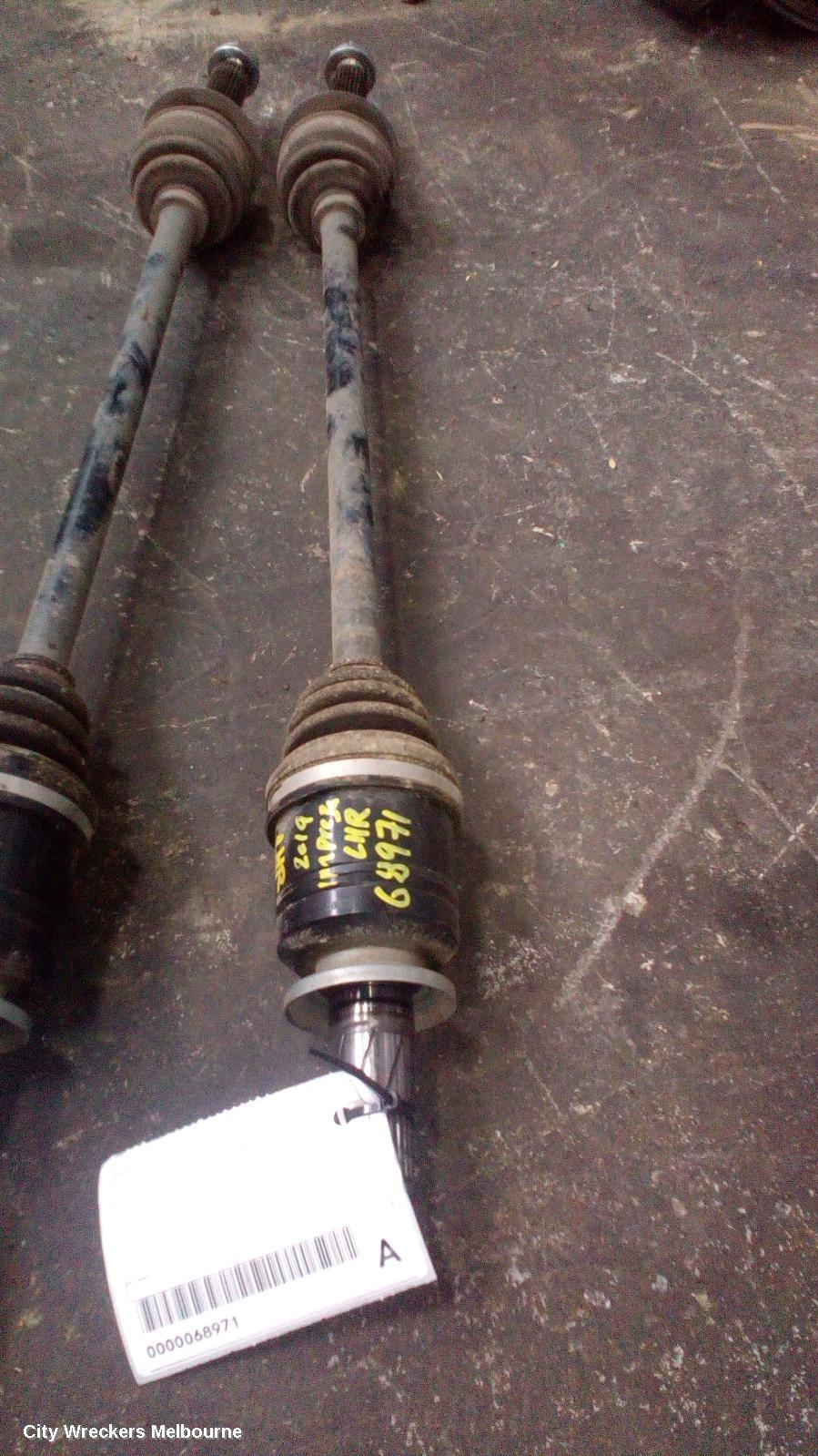 SUBARU IMPREZA LEFT DRIVESHAFT, REAR, G5, 11/2016 ONWARDS - Image 1