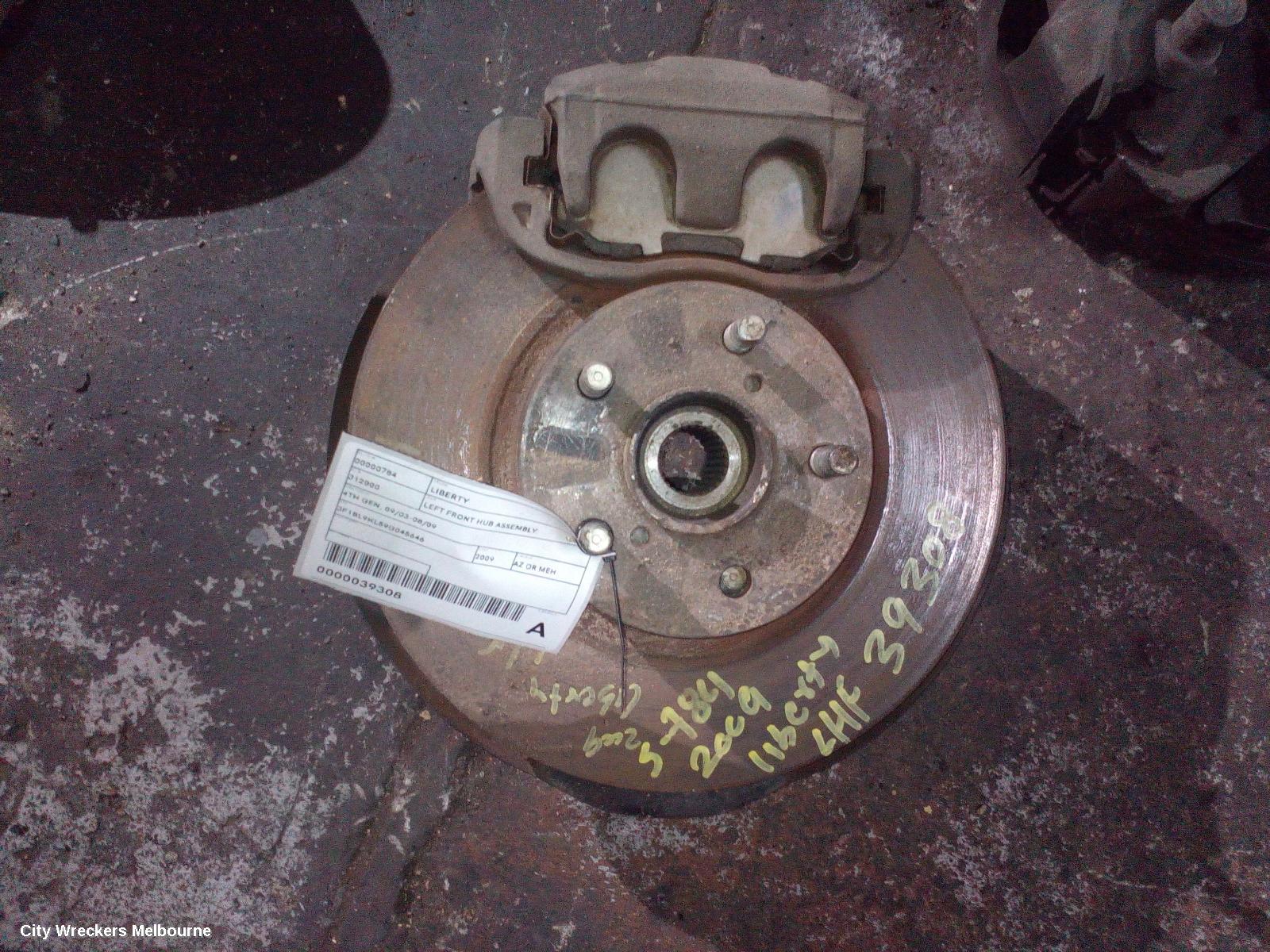 SUBARU LIBERTY LEFT FRONT HUB ASSEMBLY, 4TH GEN, 09/2003 - 08/2009 - Image 1
