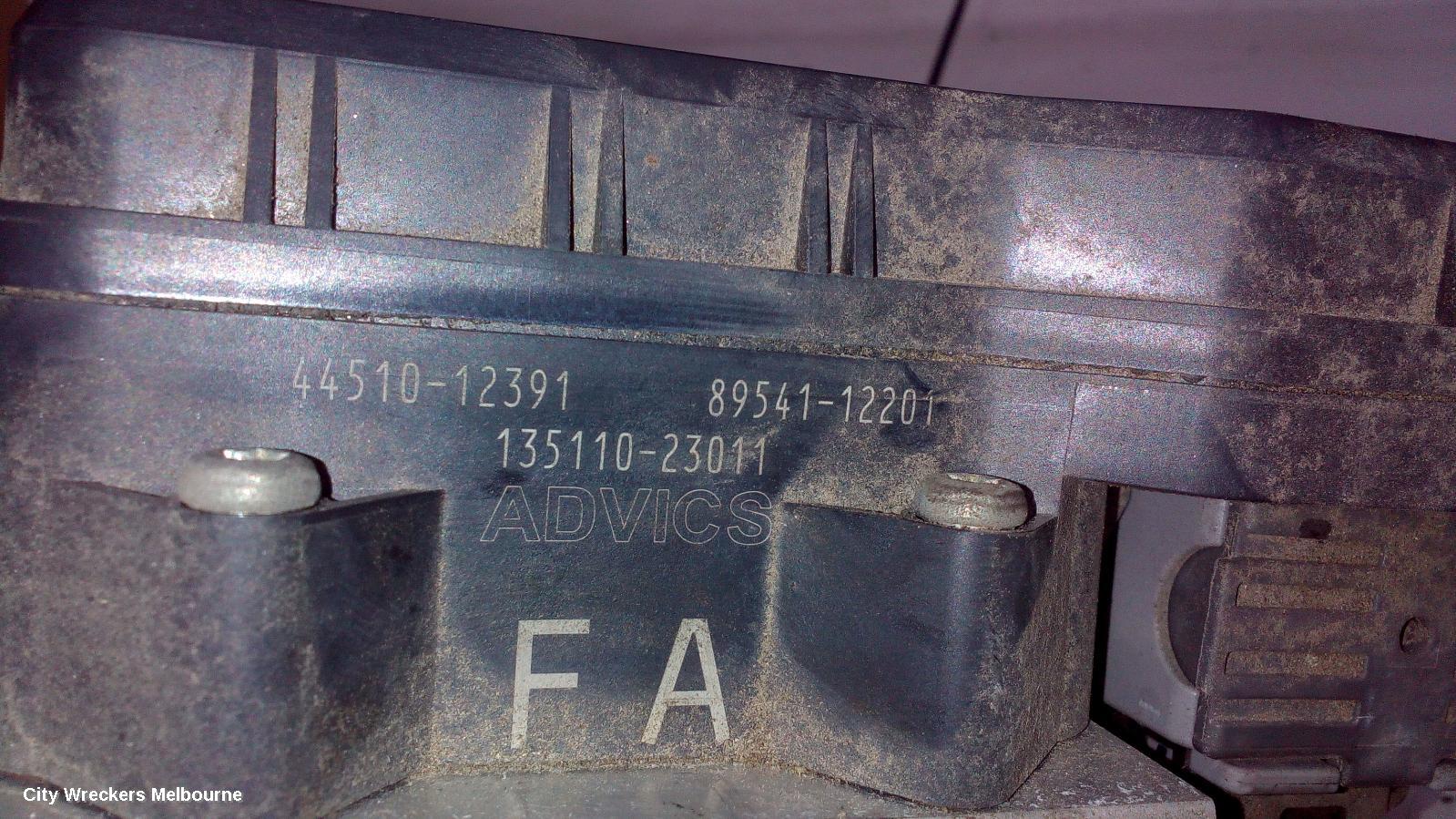 TOYOTA COROLLA ABS PUMP/MODULATOR, ZRE152, P/N 4405012210, 03/2007 - 09/2012 - Image 2