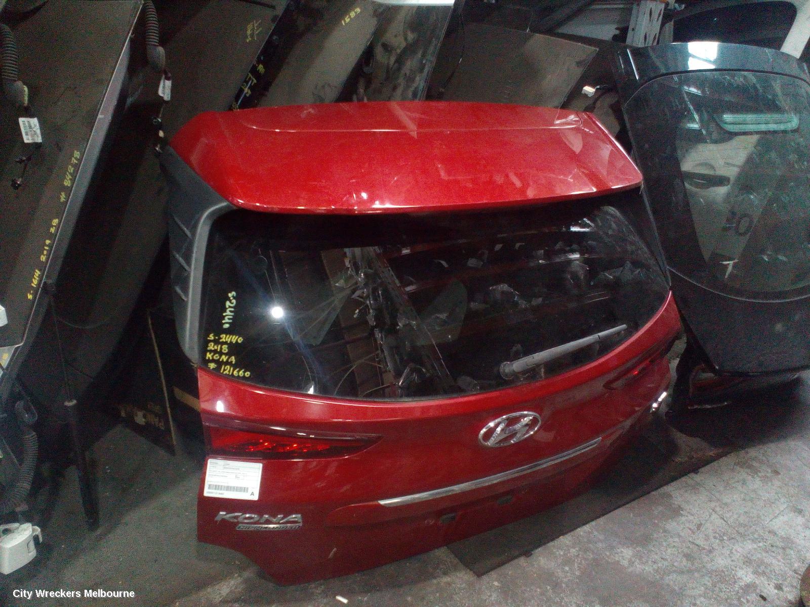 HYUNDAI KONA BOOTLID/TAILGATE, TAILGATE, OS, STANDARD SPOILER TYPE, 09/2017 ONWARDS - Image 3