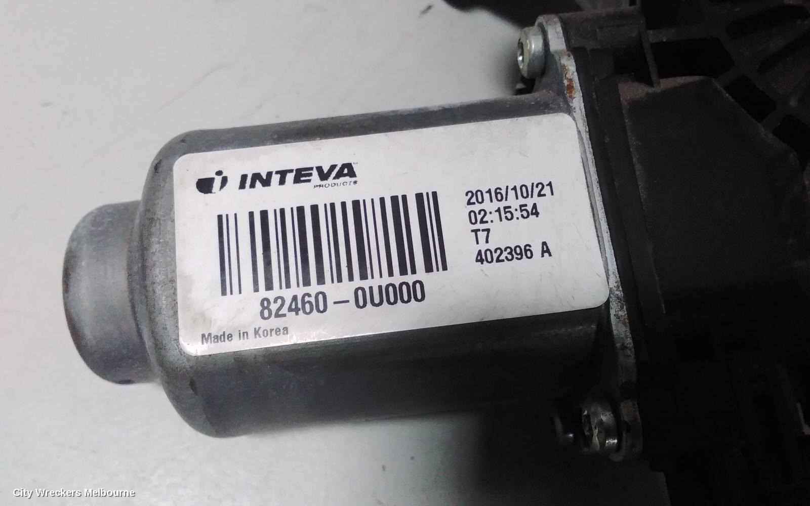 HYUNDAI ACCENT LEFT REAR WND REG/MOTOR, DOOR REG & MOTOR ASSY, RB, 07/2011 - 12/2019 - Image 3