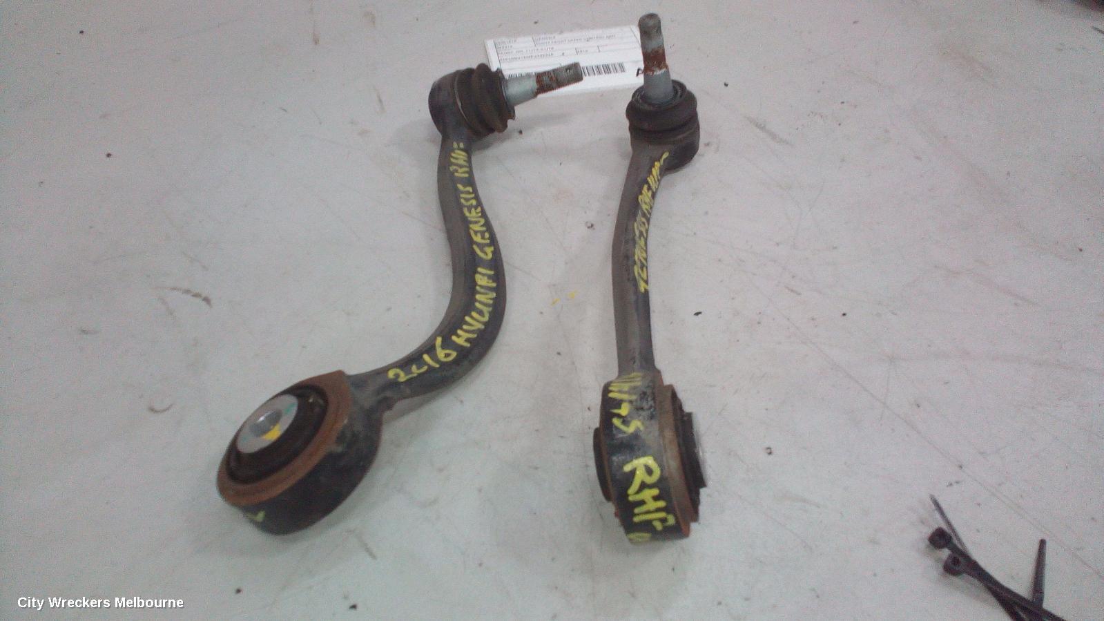 HYUNDAI GENESIS RIGHT FRONT UPPER CONTROL ARM, FRONT, DH, 11/2014 - 01/2018 - Image 3
