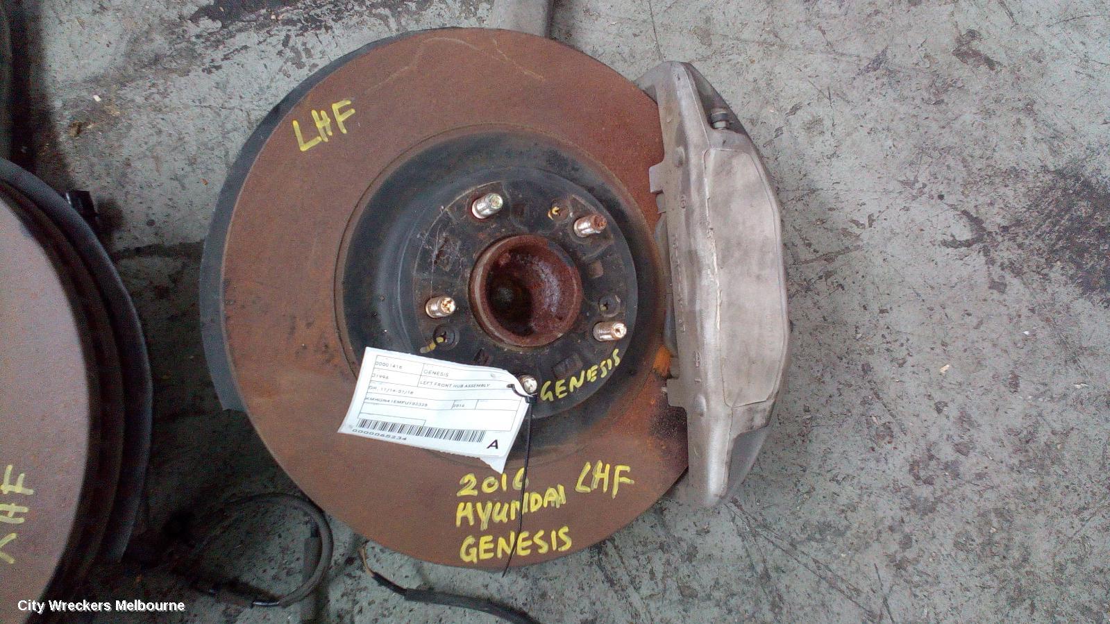 HYUNDAI GENESIS LEFT FRONT HUB ASSEMBLY, DH, 11/2014 - 01/2018 - Image 1