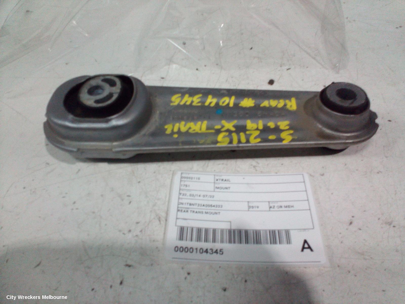 NISSAN XTRAIL MOUNT, T32, 03/2014 - 07/2022 - Image 2