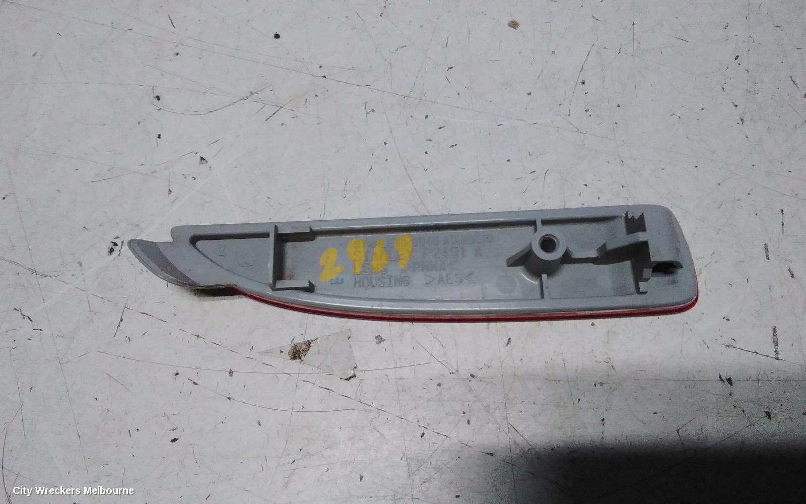 MAZDA 6 LEFT TAILLIGHT, GJ-GL, IN BUMPER REFLECTOR, SEDAN/WAGON, 11/2012 - 02/2018 - Image 3