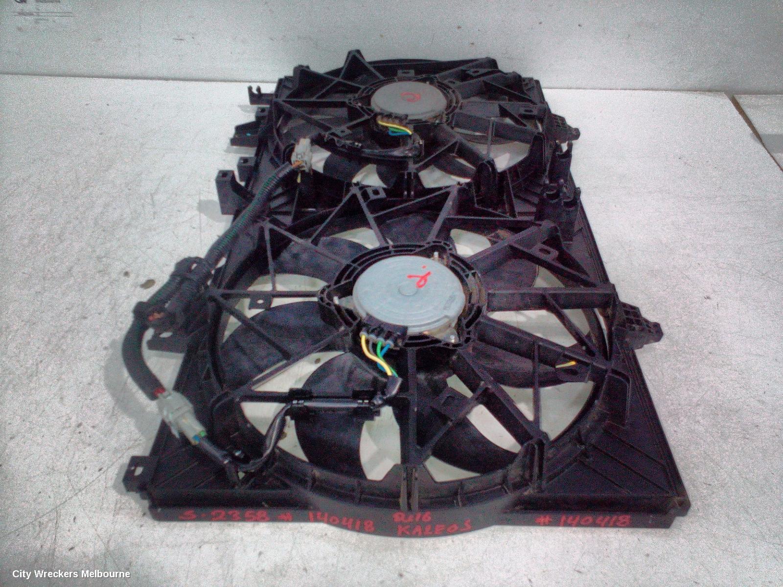 RENAULT KALEOS FAN, DUAL FAN ASSY, PETROL, 2.5, 2TR, XZG, 05/2016 ONWARDS - Image 2