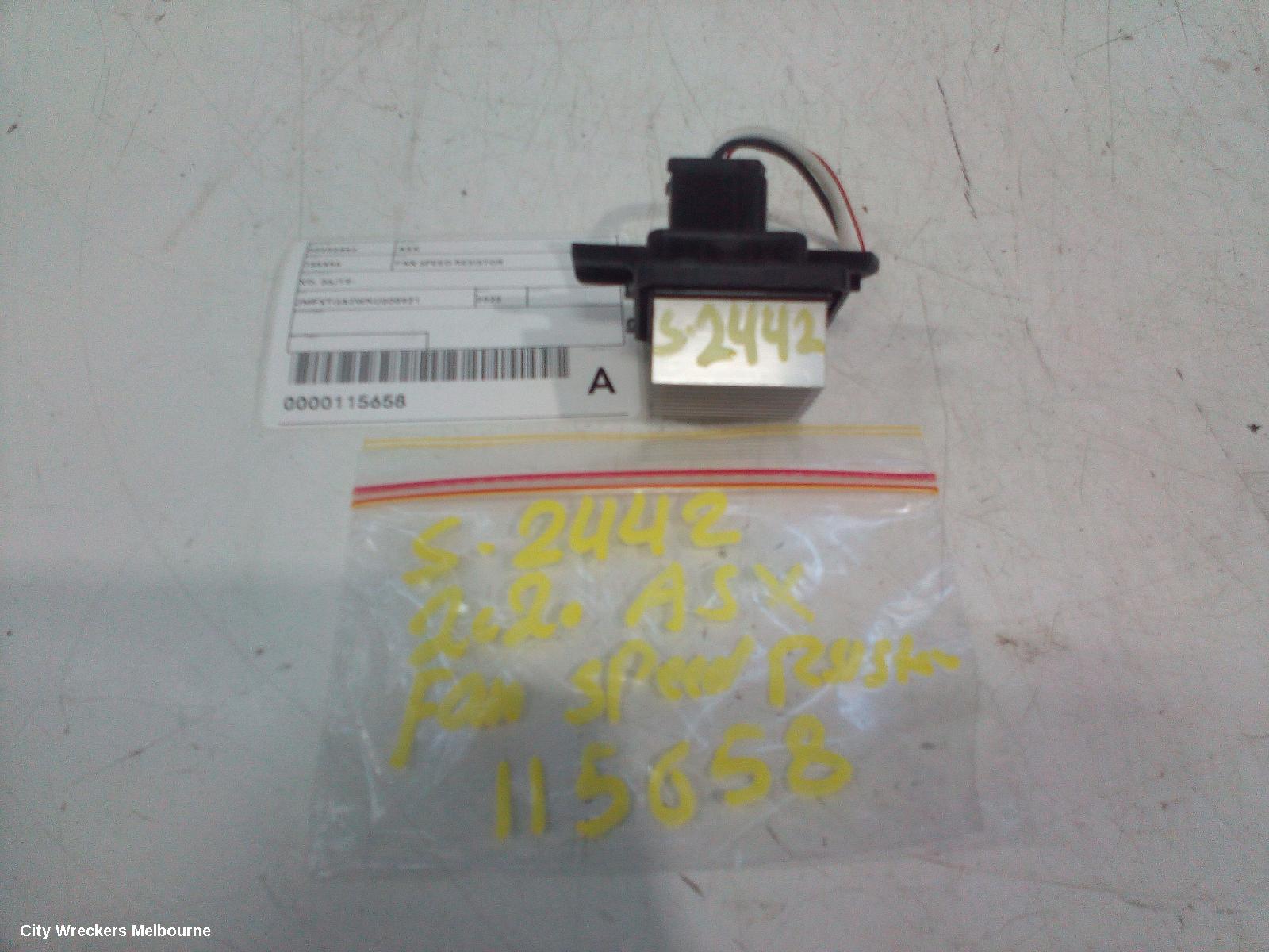 MITSUBISHI ASX FAN SPEED RESISTOR, XD, 06/2019 ONWARDS - Image 2