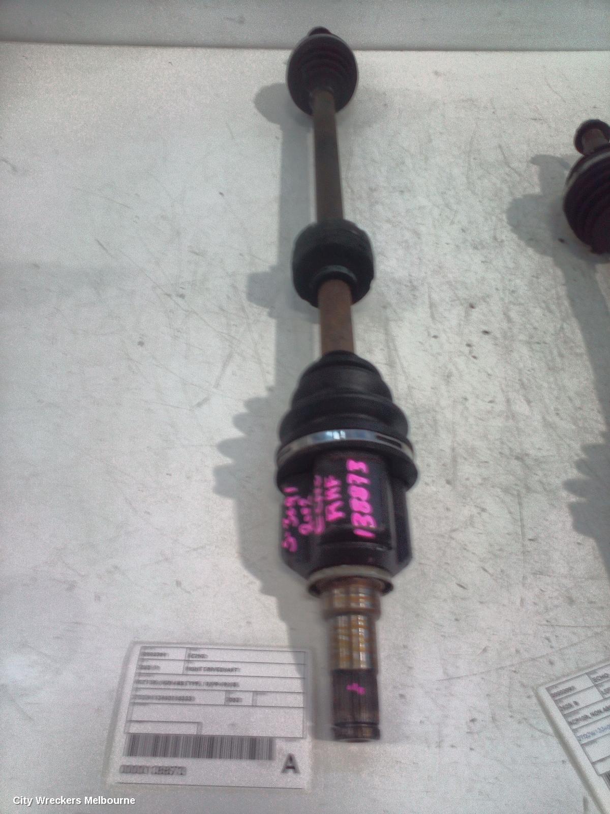 TOYOTA ECHO RIGHT DRIVESHAFT, NCP10R, NON ABS TYPE, 10/1999 - 09/2005 - Image 1