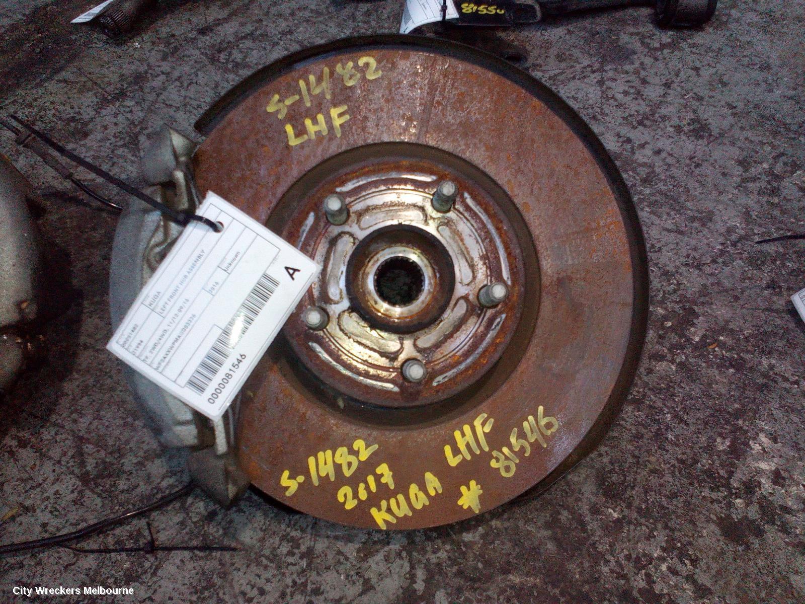 FORD KUGA LEFT FRONT HUB ASSEMBLY, TF, 2WD/4WD, 11/2012 - 09/2016 - Image 1