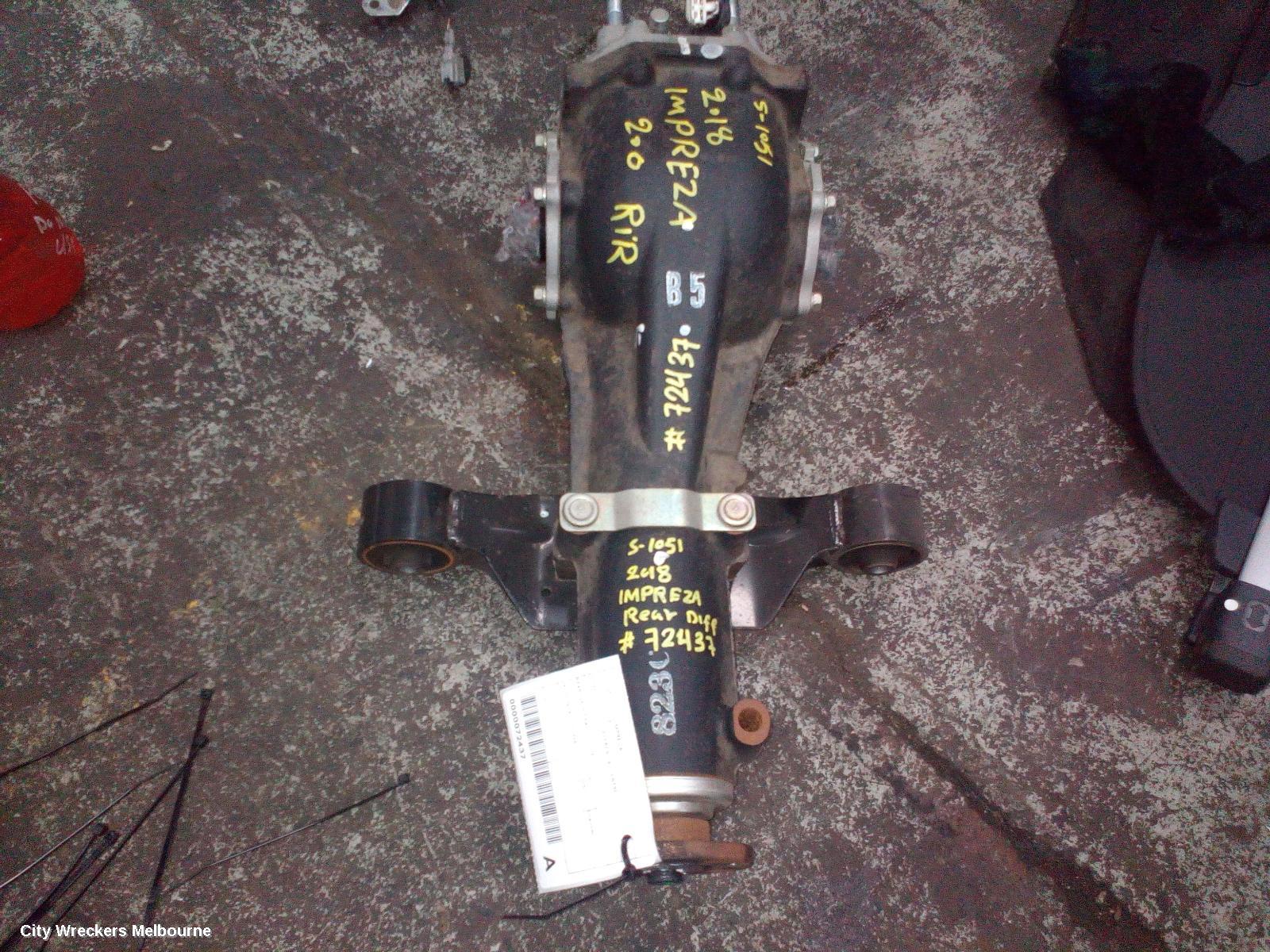 SUBARU IMPREZA DIFFERENTIAL CENTRE, REAR, G5, 3.7 RATIO, 11/2016 ONWARDS - Image 3