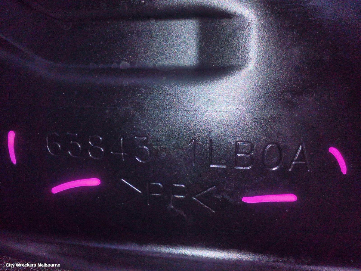 NISSAN PATROL LEFT GUARD LINER, FRONT, Y62, 11/2012 ONWARDS - Image 2
