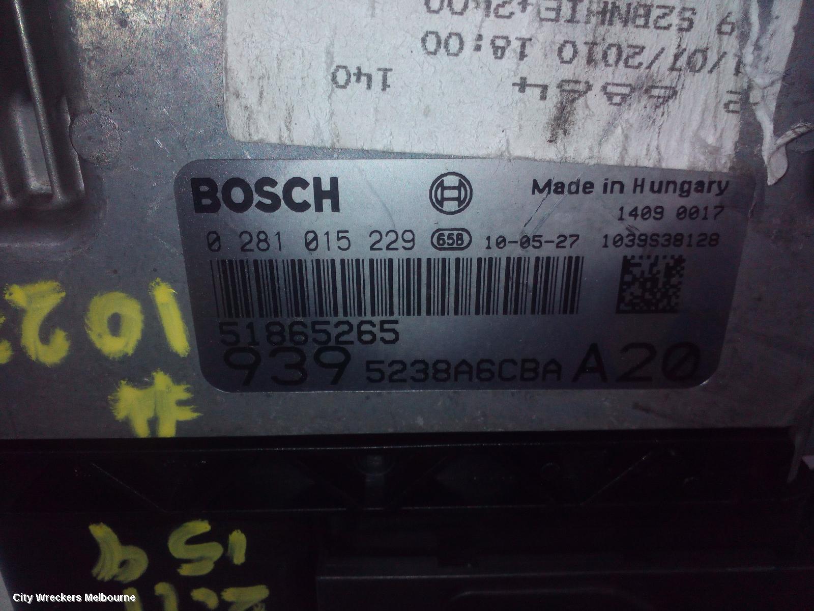 ALFA ROMEO 159 ECU, ENGINE ECU, 2.4 DIESEL, ECU ONLY,  06/2006 - 01/2012 - Image 3