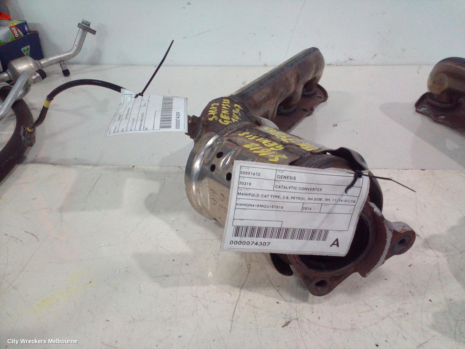 HYUNDAI GENESIS CATALYTIC CONVERTER, MANIFOLD-CAT TYPE, 3.8, PETROL, RH SIDE, DH, 11/2014 - 01/2018 - Image 2
