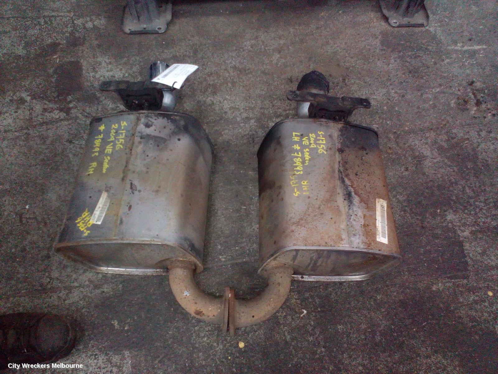 HOLDEN COMMODORE EXHAUST SYSTEM, VE, SEDAN, V6, DUAL MUFFLERS, 08/2006 - 04/2013 - Image 2