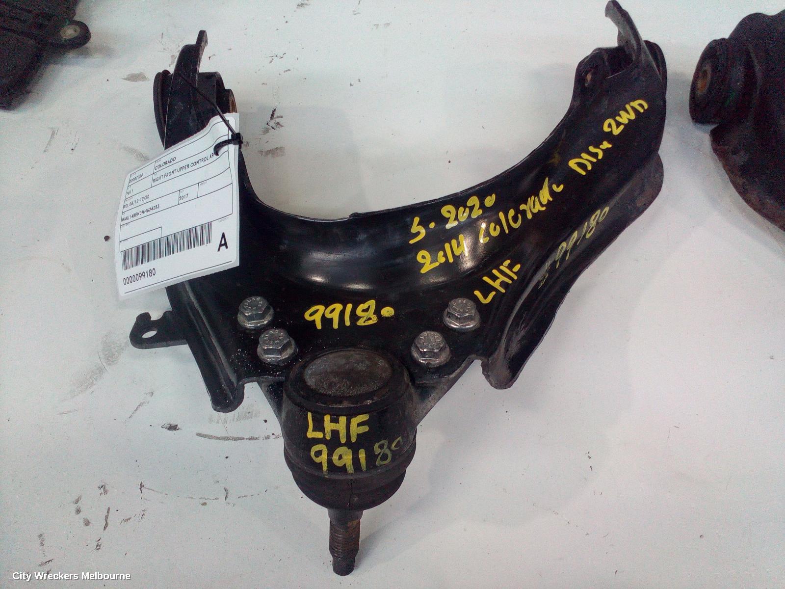 HOLDEN COLORADO RIGHT FRONT UPPER CONTROL ARM, RG, 06/2012 - 12/2020 - Image 1