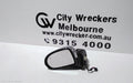 JEEP COMPASS LEFT DOOR MIRROR, MK, POWER, BLACK, 03/2007 - 03/2010 - Image 1