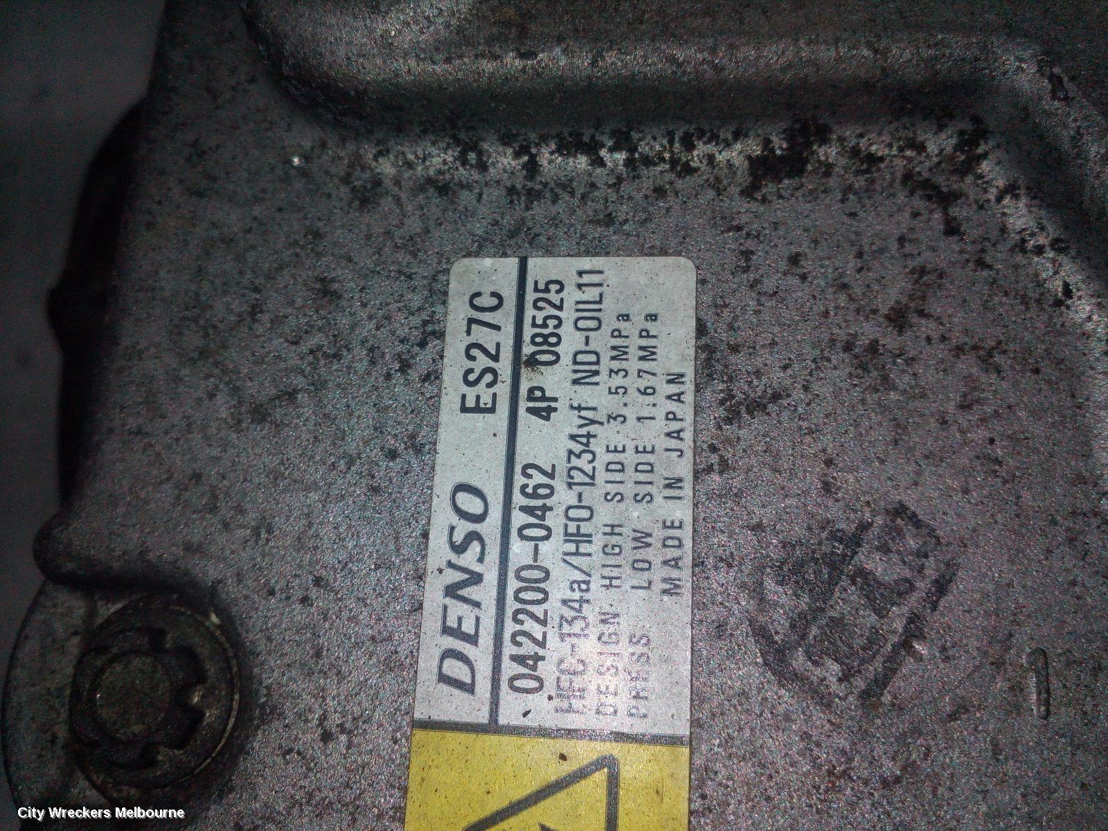 TOYOTA CAMRY A/C COMPRESSOR, AVV50, 2.5, 2AR-FXE, HYBRID, 03/2012 - 10/2017 - Image 1