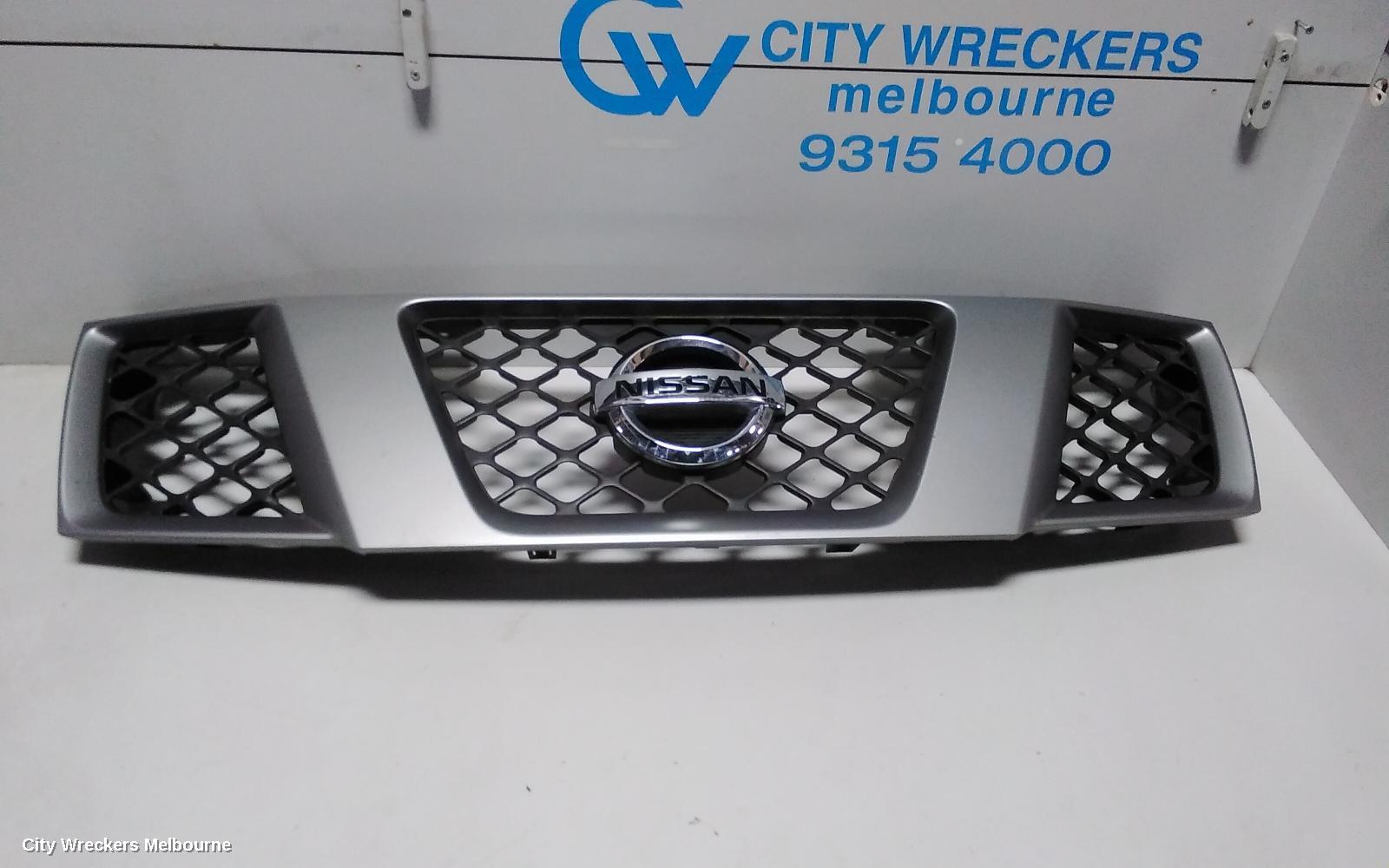 NISSAN NAVARA GRILLE, D40 (VIN VSK), RADIATOR GRILLE, GREY, 09/2005 - 01/2010 - Image 3