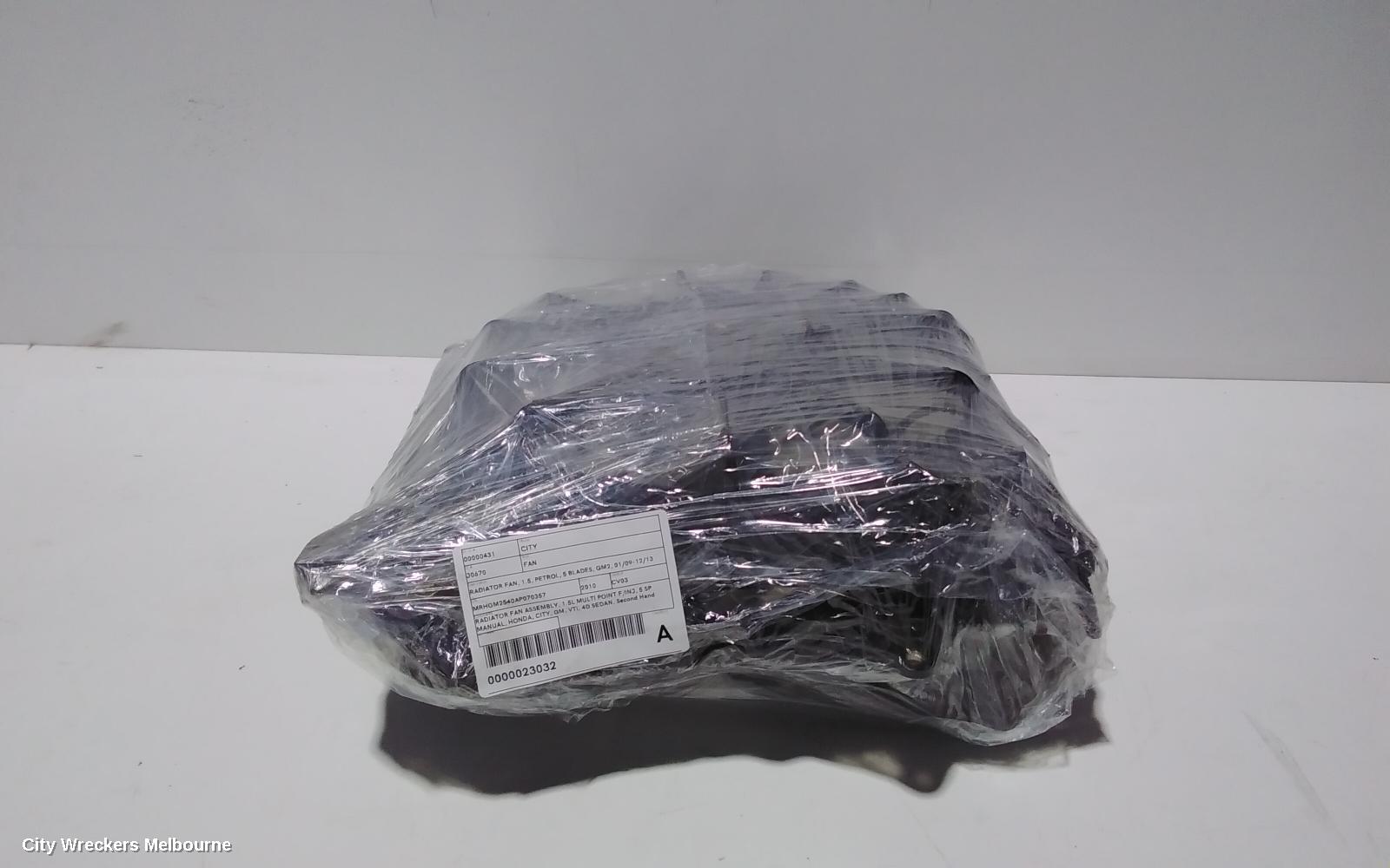 HONDA CITY FAN, RADIATOR FAN, 1.5, PETROL, 5 BLADES, GM2, 01/2009 - 12/2013 - Image 3