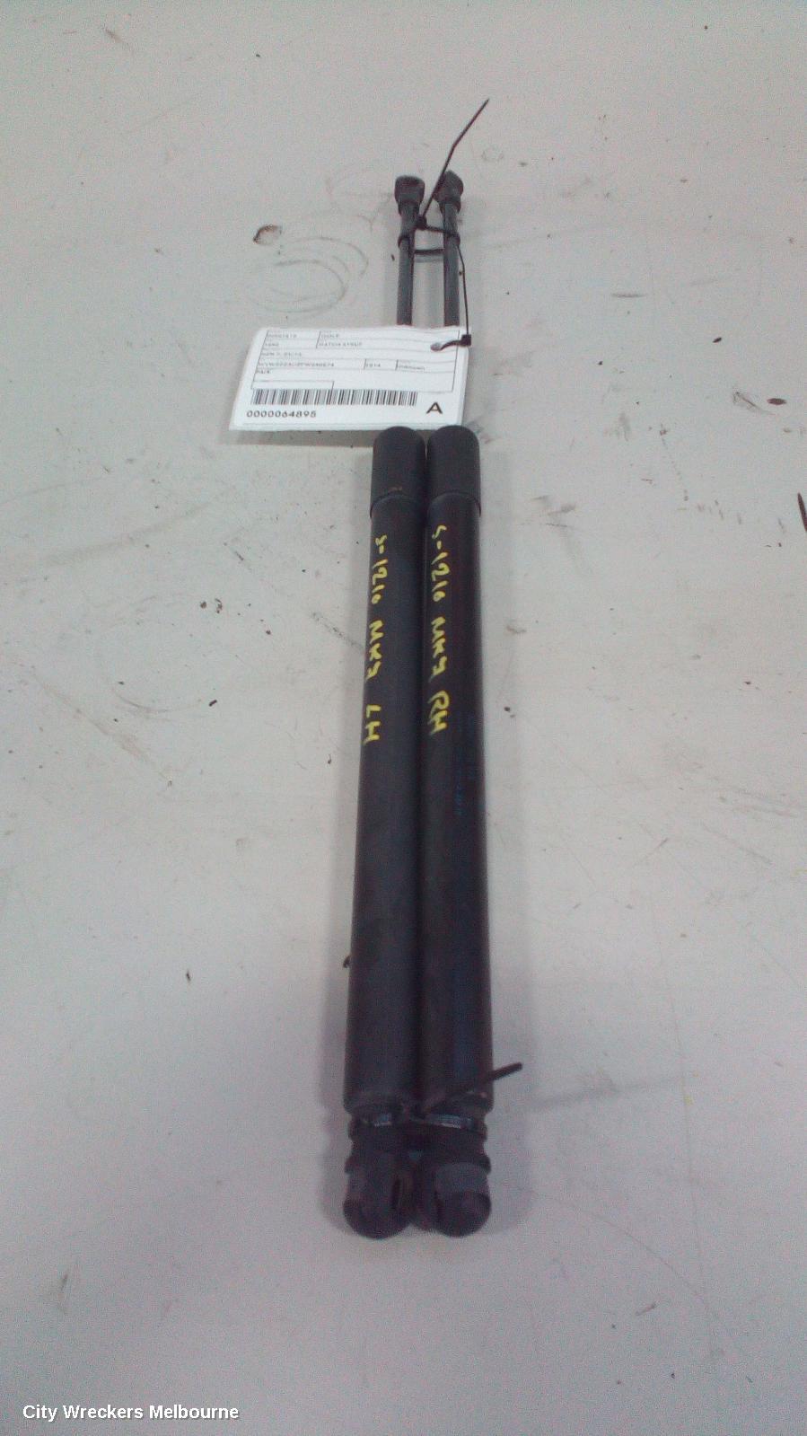 VOLKSWAGEN GOLF HATCH STRUT, TAILGATE STRUT (PAIR), GEN 7, 01/2013 - 08/2020 - Image 1