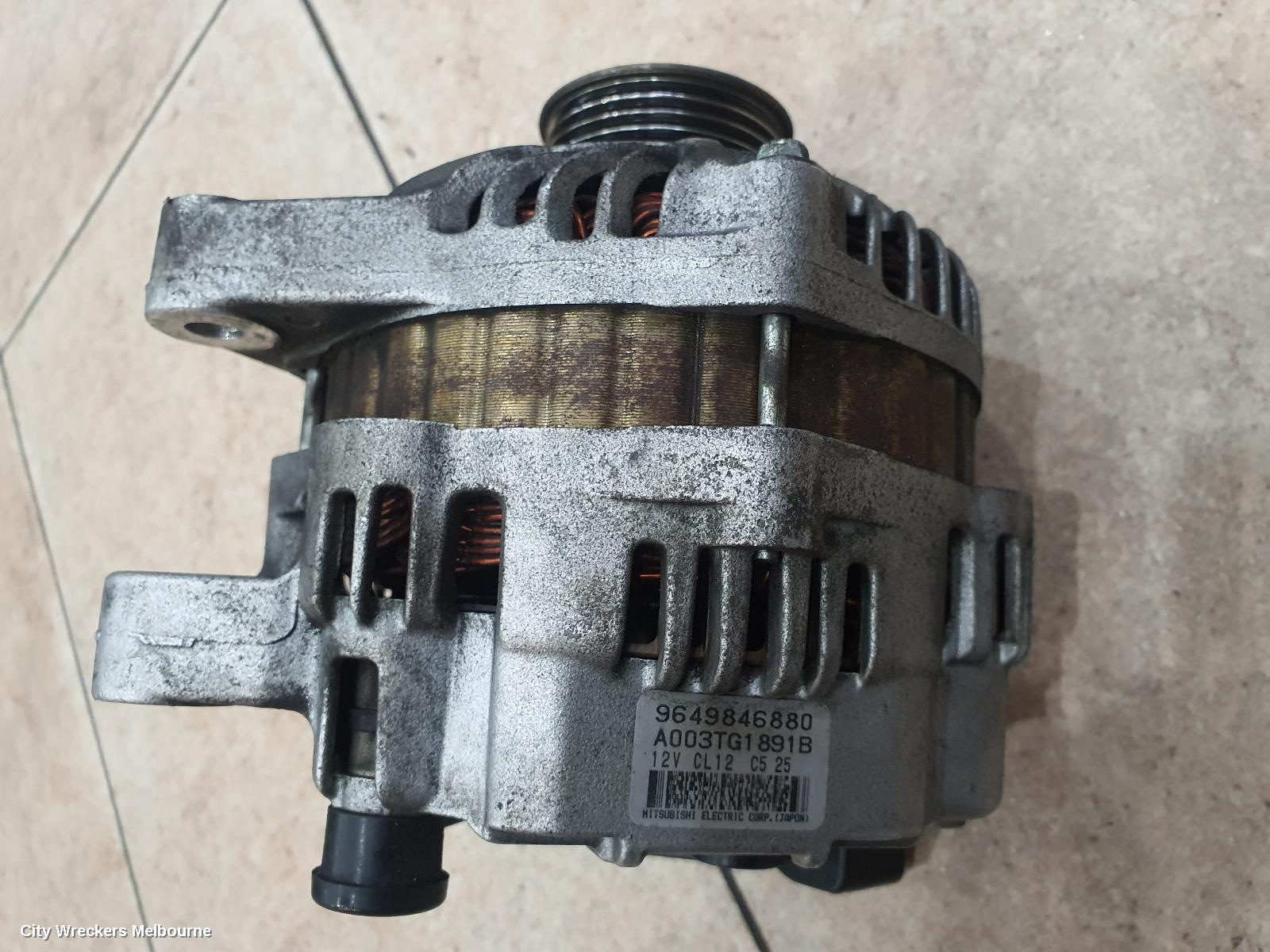 PEUGEOT 307 ALTERNATOR, PETROL, T6, 10/2005 - 02/2009 - Image 2
