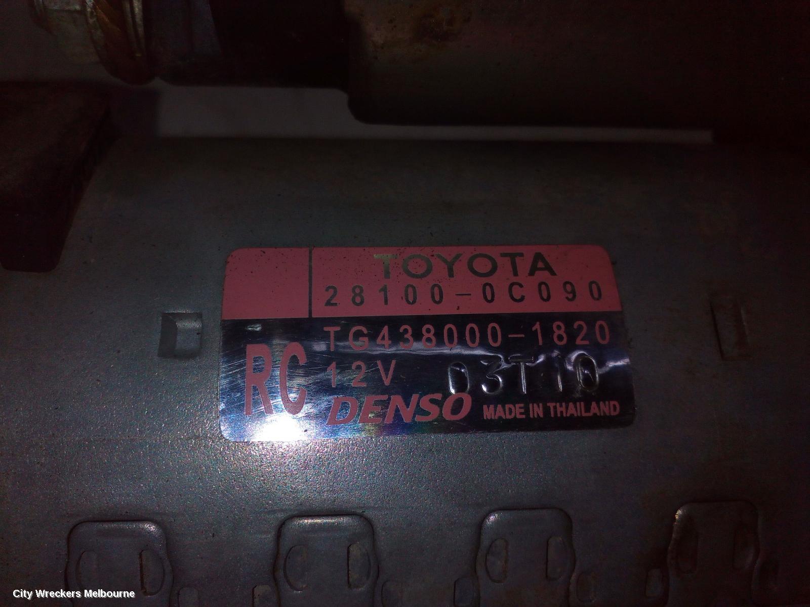 TOYOTA HILUX STARTER, PETROL, 2.7, 09/2015 ONWARDS - Image 2