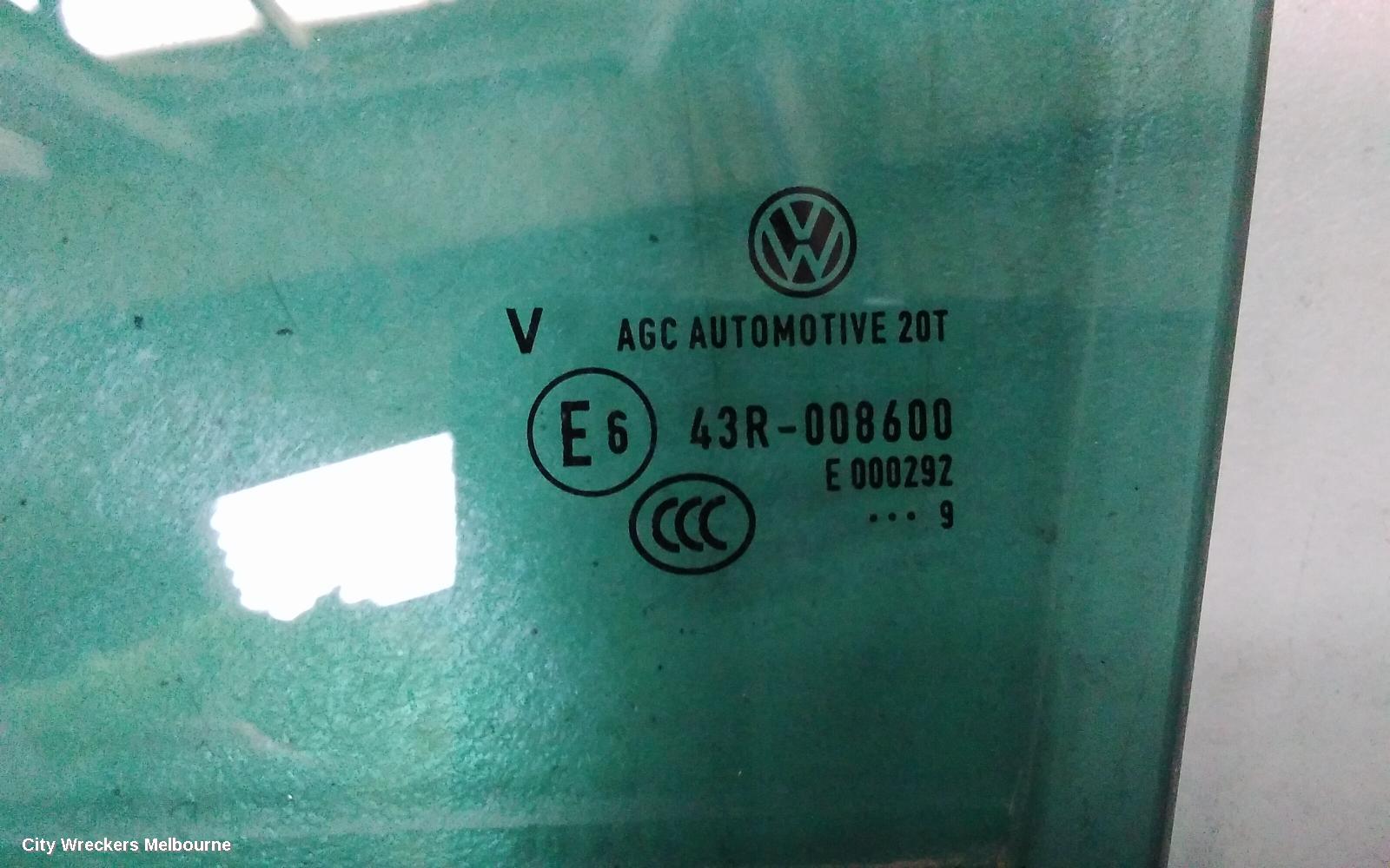 VOLKSWAGEN TIGUAN LEFT REAR DOOR WINDOW, 5NA, STANDARD TYPE, 06/2016 ONWARDS - Image 2