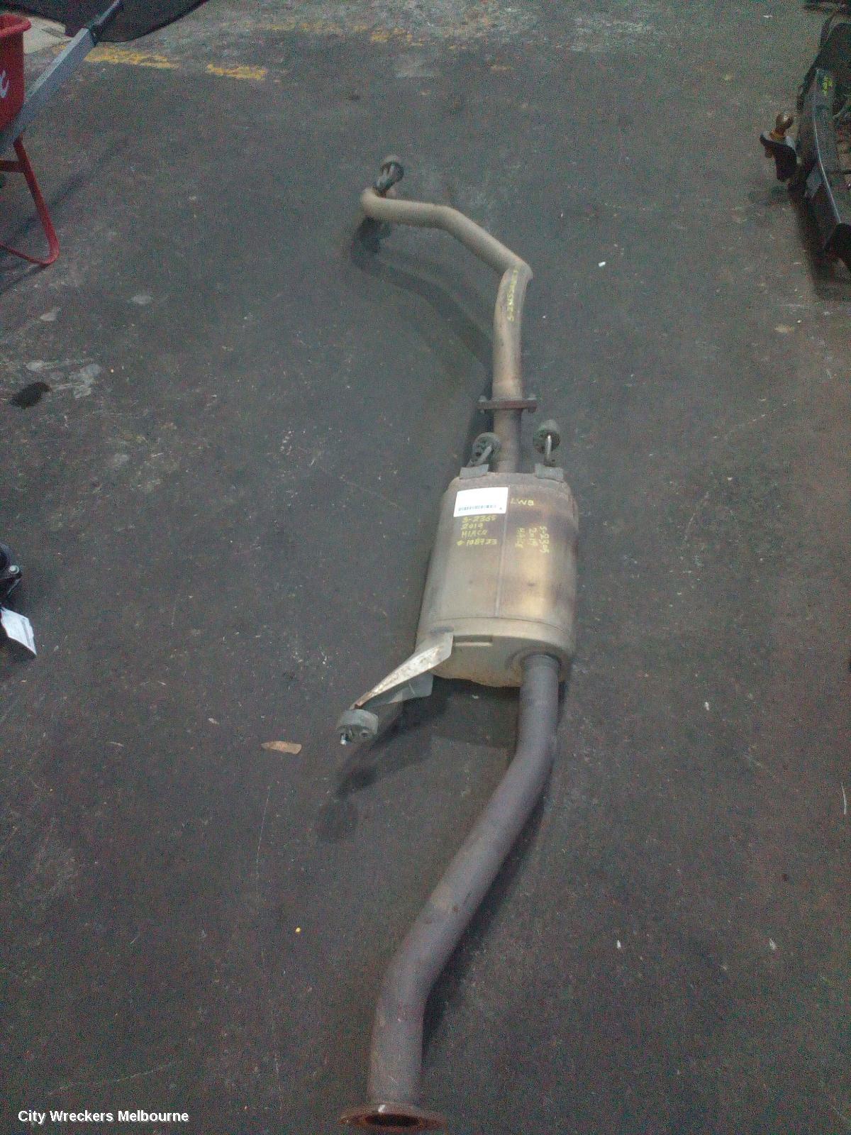 TOYOTA HIACE EXHAUST SYSTEM, 300 SERIES, 02/2019 ONWARDS - Image 1