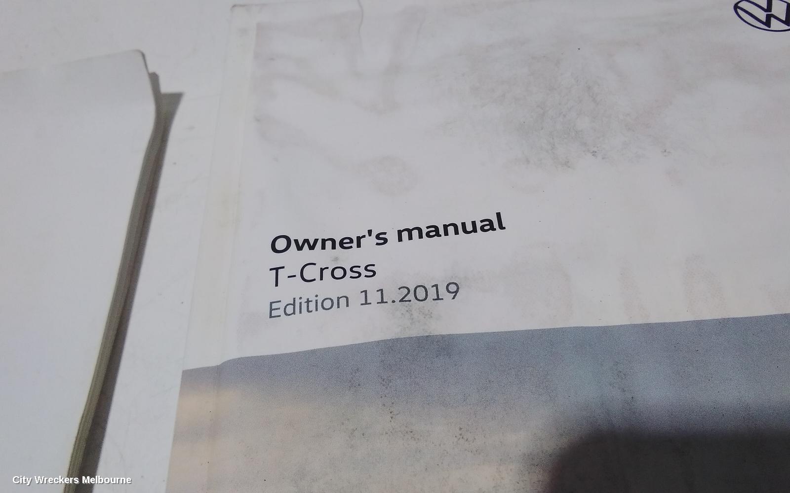 VOLKSWAGEN T-CROSS OWNERS HANDBOOK, C1, 01/2020 ONWARDS - Image 3