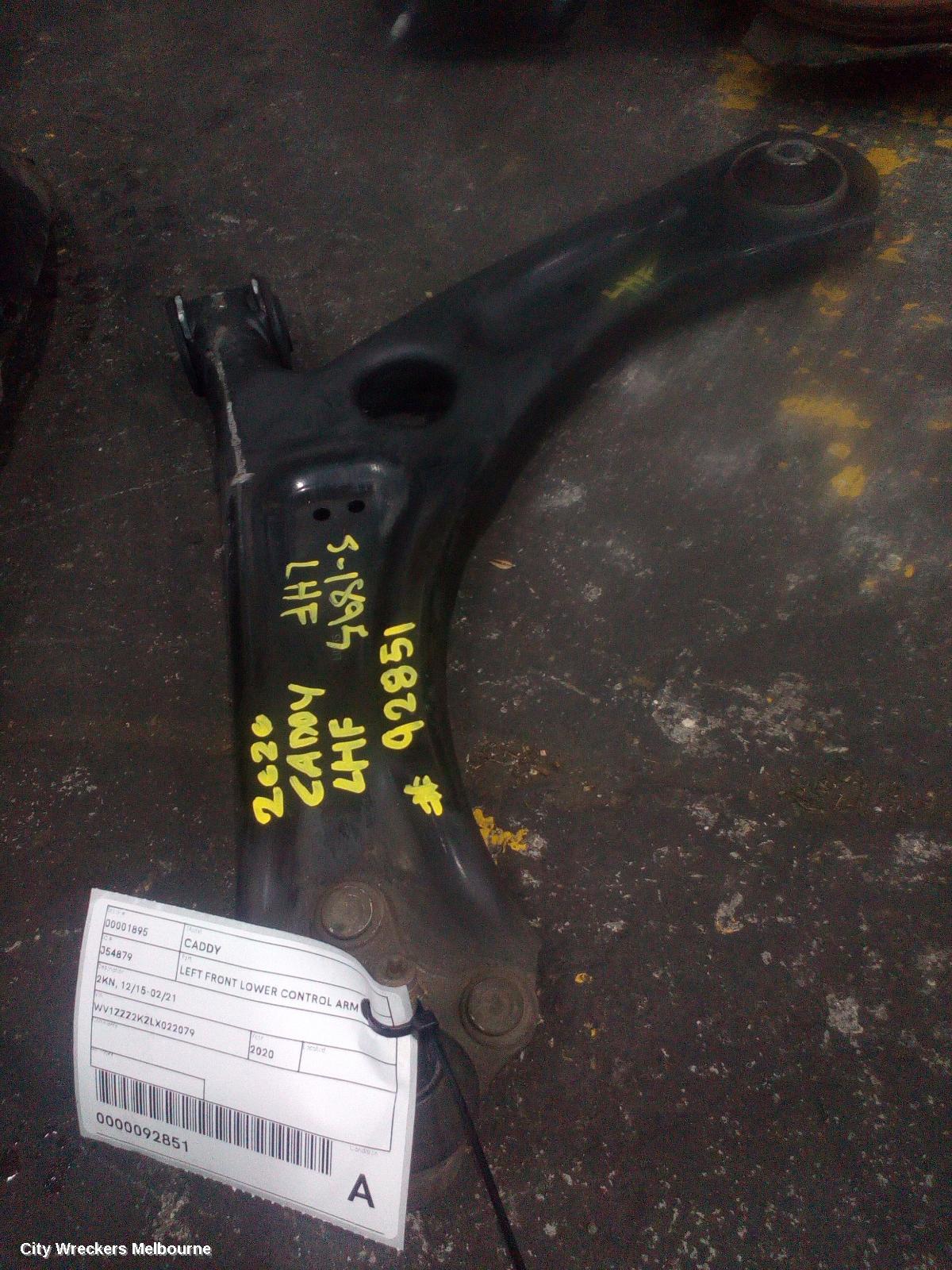 VOLKSWAGEN CADDY LEFT FRONT LOWER CONTROL ARM, 2KN, 12/2015 - 02/2021 - Image 1