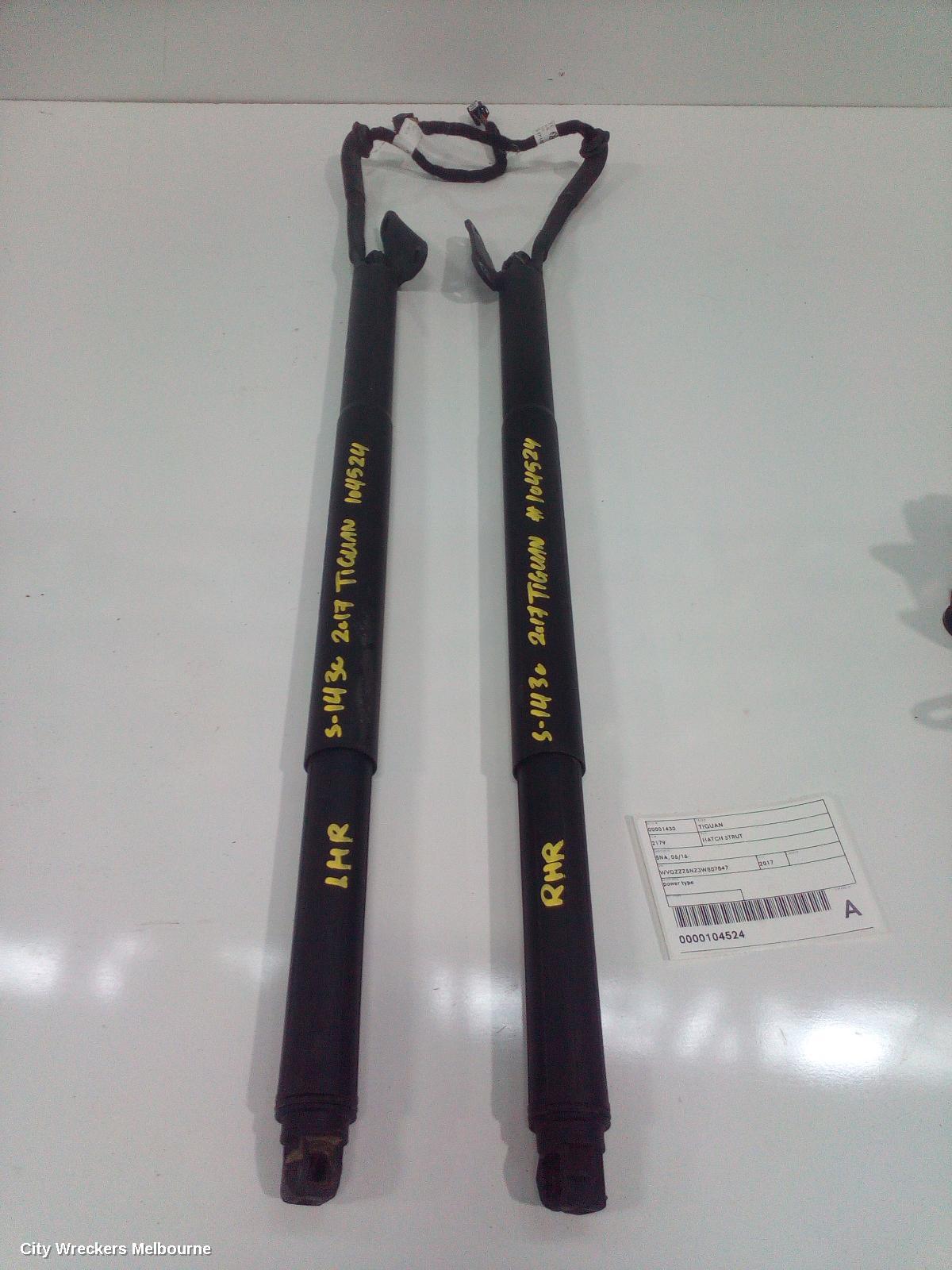 VOLKSWAGEN TIGUAN HATCH STRUT, TAILGATE STRUT (PAIR), POWER LIFT TYPE, 5NA, 06/2016 ONWARDS - Image 3