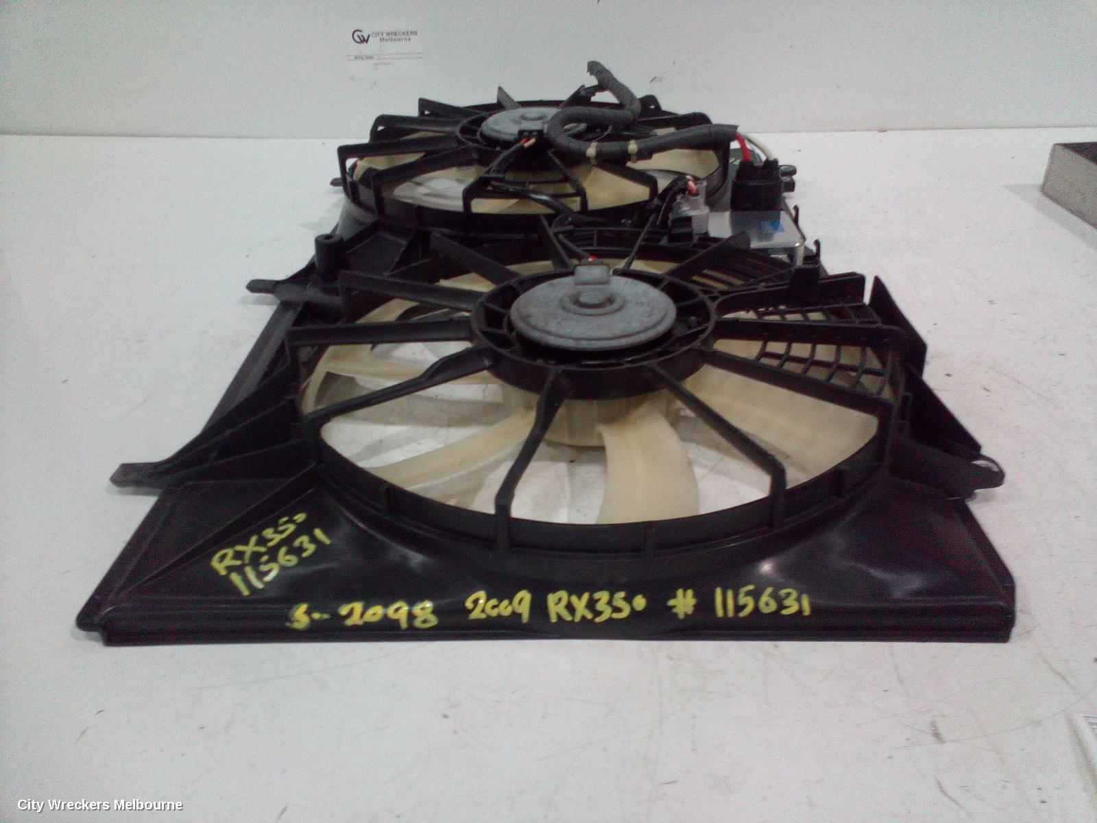 LEXUS RX SERIES FAN, RX350, RAD FAN, 3.5, 2GR, GGL15R, 12/2008 - 08/2015 - Image 2