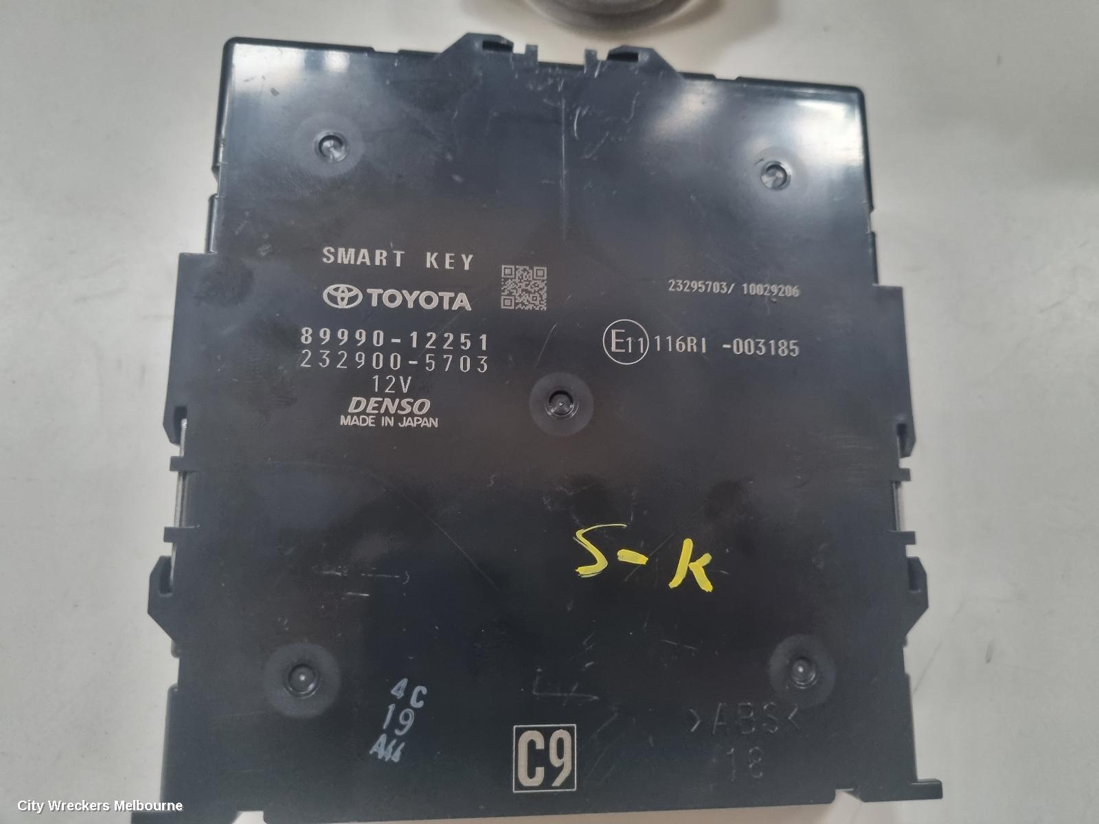 TOYOTA COROLLA IGNITION W/ KEY, E210, W/ PUSH BUTTON START TYPE, 07/2018 ONWARDS - Image 3