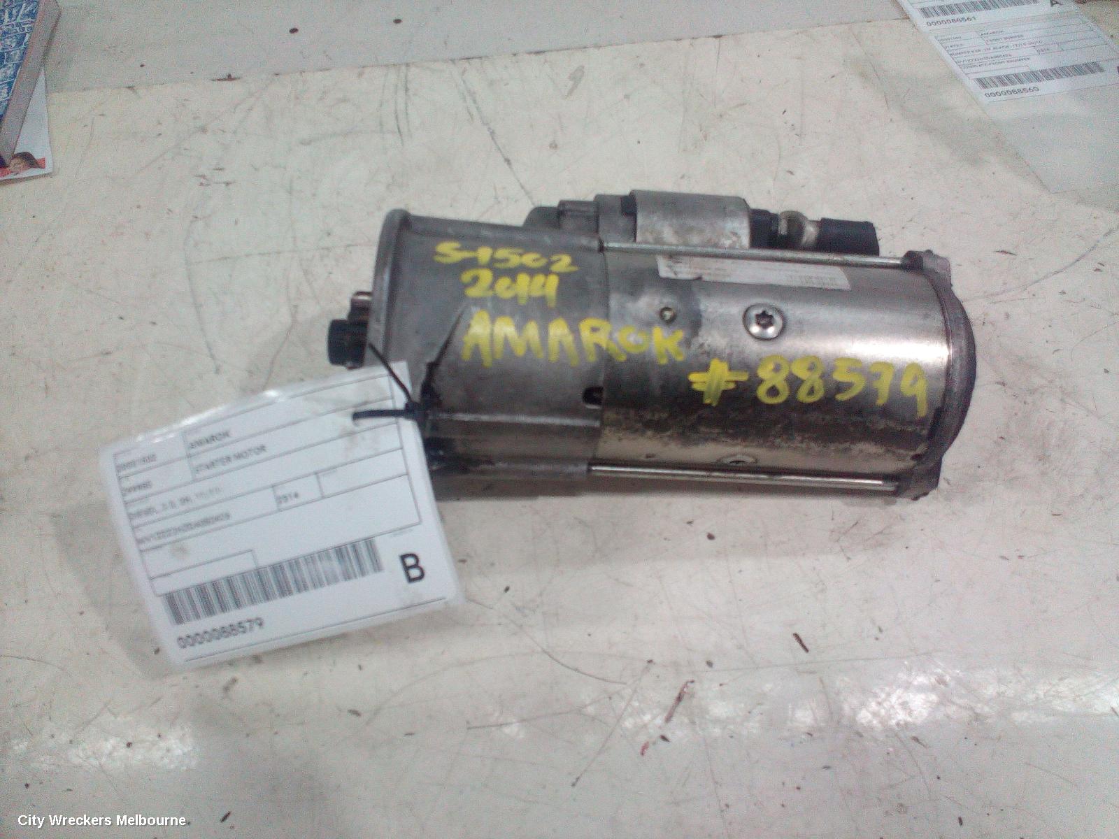 VOLKSWAGEN AMAROK STARTER, DIESEL, 2.0, 2H, 11/2011 ONWARDS - Image 3