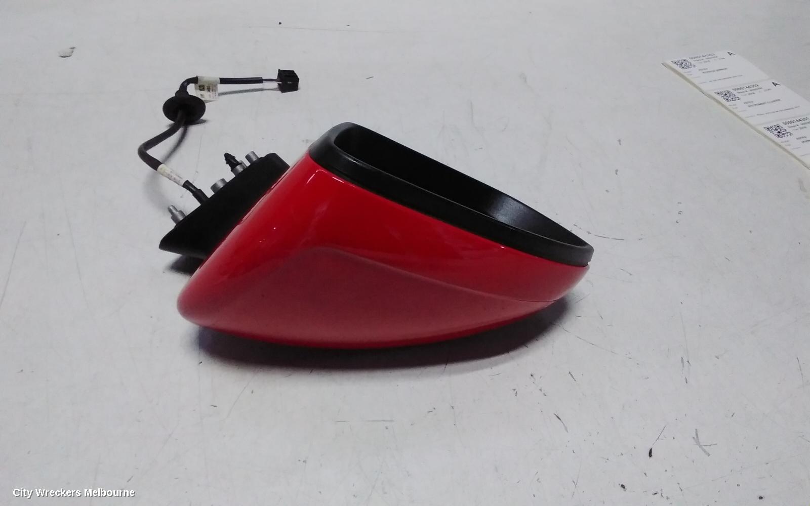 HOLDEN ASTRA LEFT DOOR MIRROR, BK, 5DR HATCH, MANUAL FOLDING TYPE, 09/2016 ONWARDS - Image 3