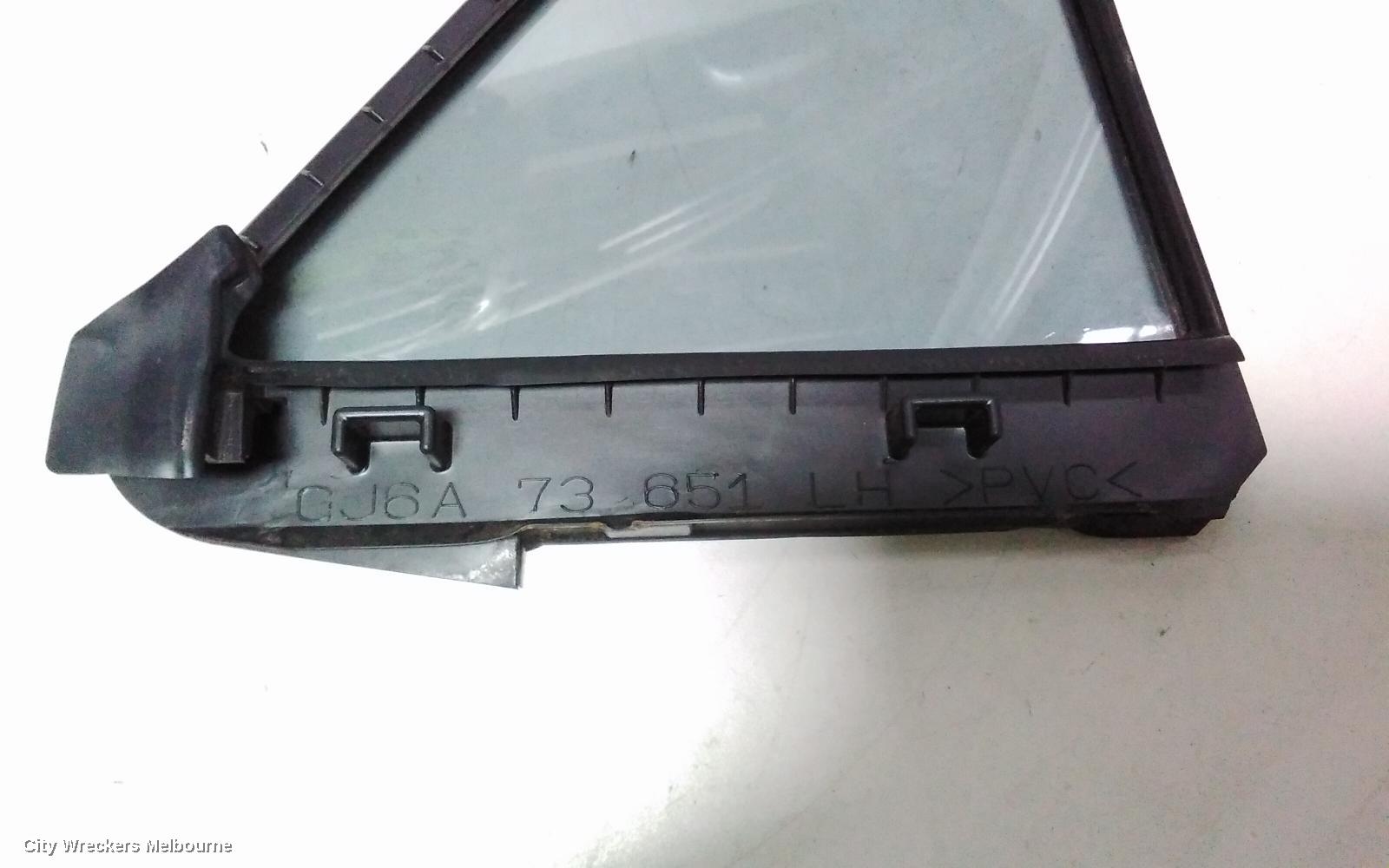 MAZDA 6 LEFT REAR 1/4 DOOR GLASS, GG/GY, STANDARD TINT TYPE, SEDAN, 09/2002 - 02/2008 - Image 3