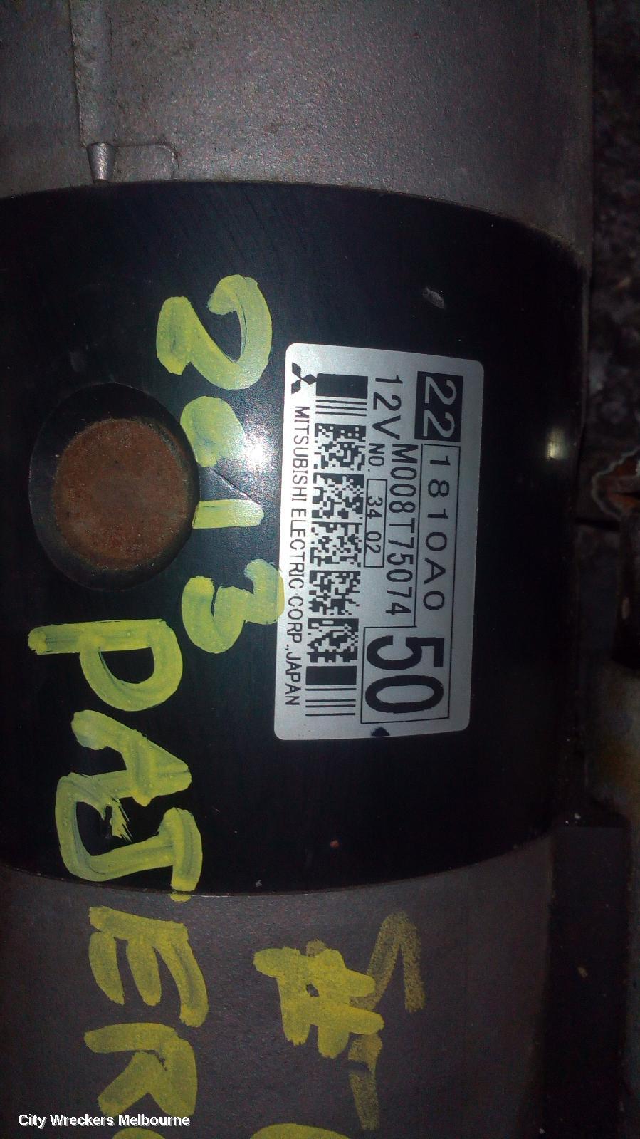 MITSUBISHI PAJERO STARTER, DIESEL, 3.2, 4M41, NS-NX, 11/2006 ONWARDS - Image 1