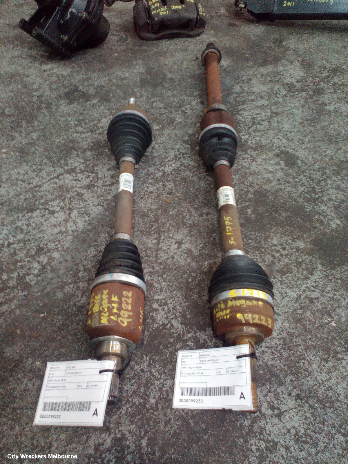 RENAULT MEGANE LEFT DRIVESHAFT, GEN 4, 06/2016 - 02/2020 - Image 2