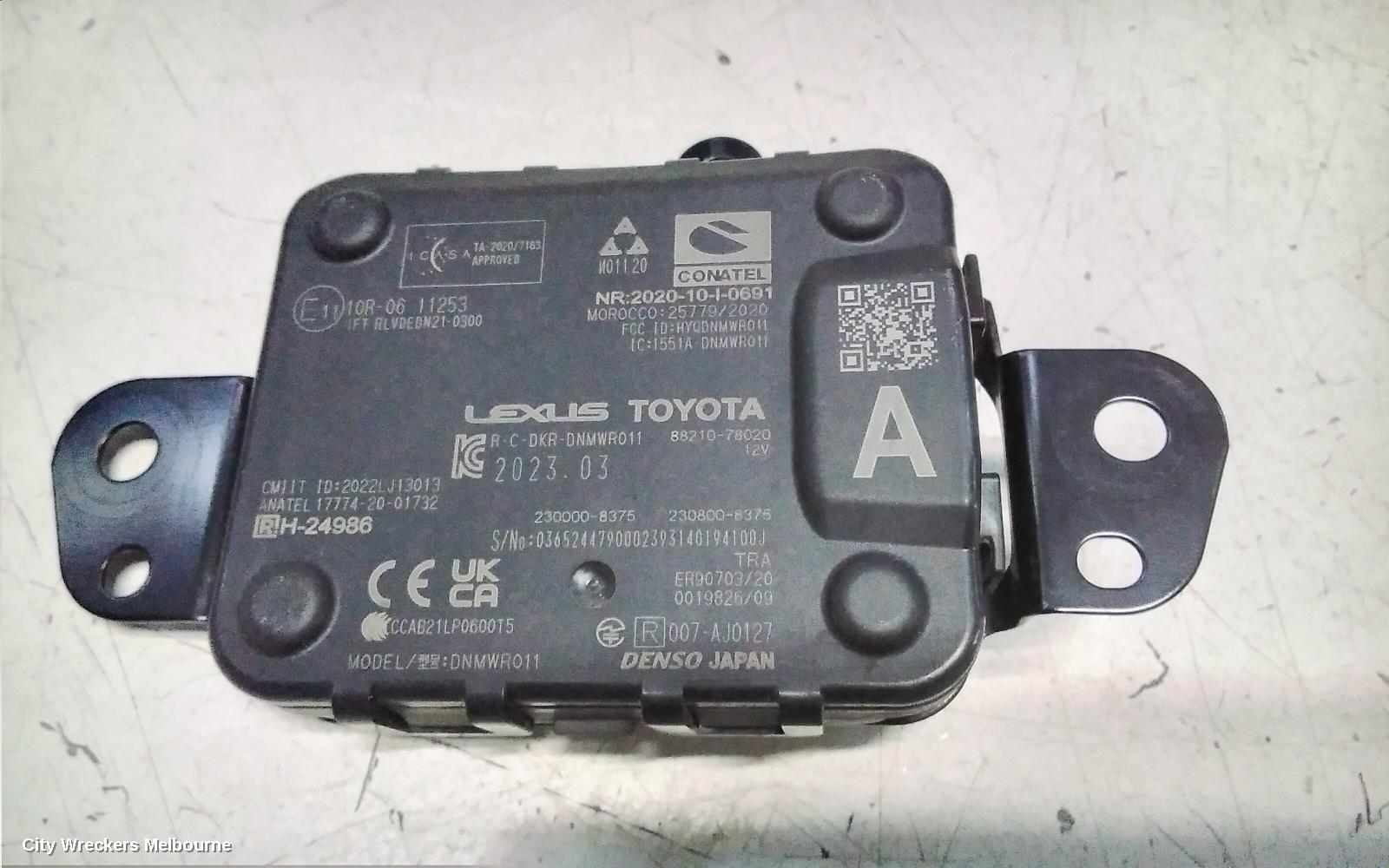 TOYOTA COROLLA CROSS REVERSE CAMERA, XG10, FRONT RADAR SENSOR (GRILLE MOUNTED), 01/2022 ONWARDS - Image 1
