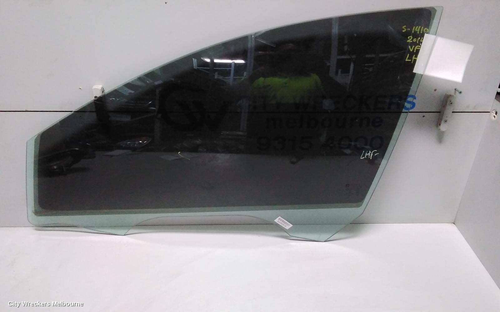 HOLDEN COMMODORE LEFT FRONT DOOR WINDOW, VF, 05/2013 - 12/2017 - Image 1