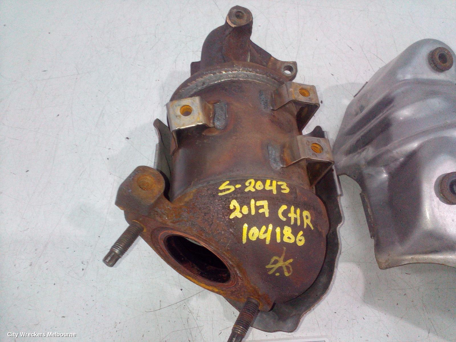 TOYOTA C-HR CATALYTIC CONVERTER, MANIFOLD-CAT TYPE, 1.2, PETROL, GEN 1, 12/2016 ONWARDS - Image 3