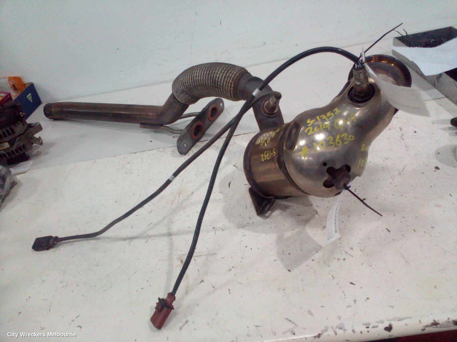 VOLKSWAGEN GOLF CATALYTIC CONVERTER, DOWNPIPE-CAT TYPE, 1.4, PETROL, CPTA/CXSA/CHPA/CMBA/CZCA/CZDA CODE, GEN 7, 01/2013 - 08/2020 - Image 2