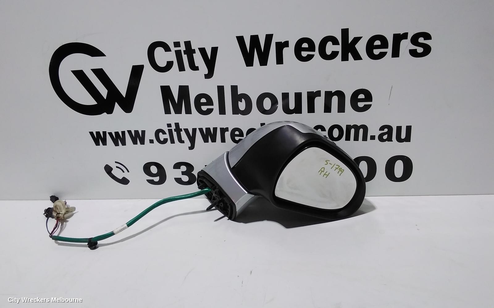 PEUGEOT 308 RIGHT DOOR MIRROR, T7, HATCH/WAGON, POWER FOLDING, 3 PLUG TYPE, 09/2007 - 12/2013 - Image 2