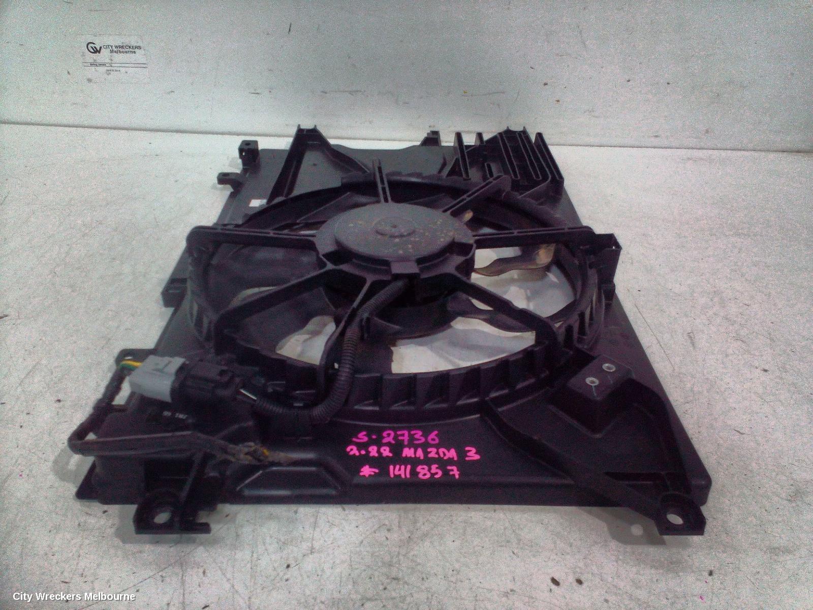 MAZDA 3 FAN, RADIATOR FAN, PETROL, 2.0, SKYACTIV G/E-SKYACTIV G, BP, 03/2019 ONWARDS - Image 1