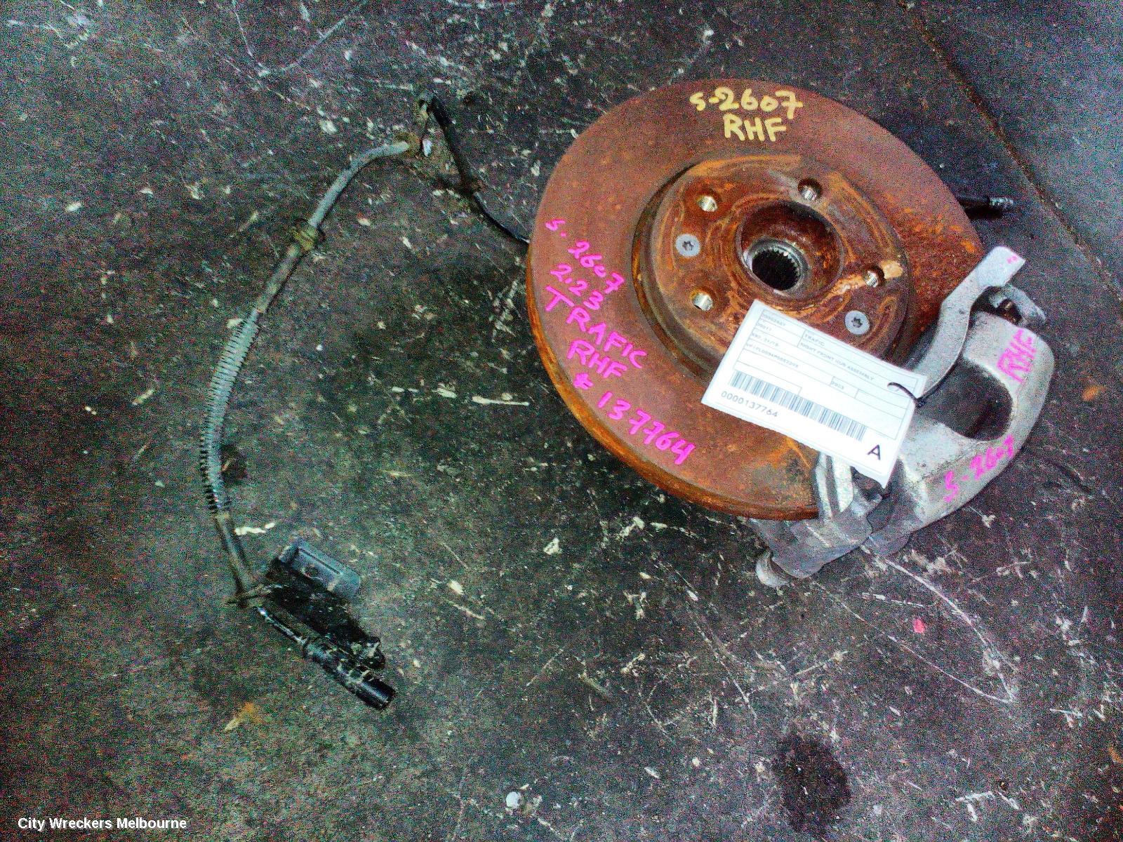 RENAULT TRAFIC RIGHT FRONT HUB ASSEMBLY, X82, 01/2015 ONWARDS - Image 3